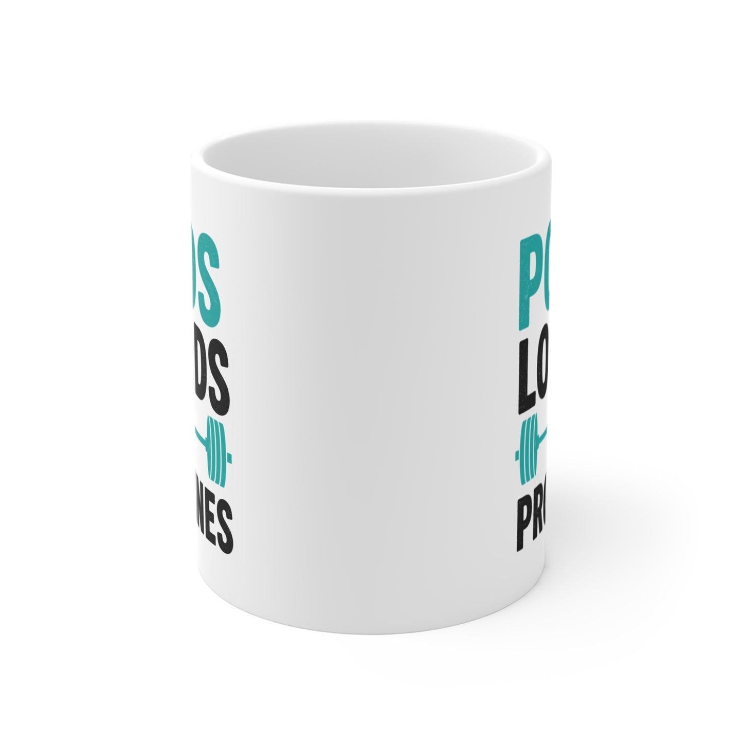 Mug Fitness Musculation – Tasse Haltères Protéines – Cadeau Sportif Original Homme et Femme