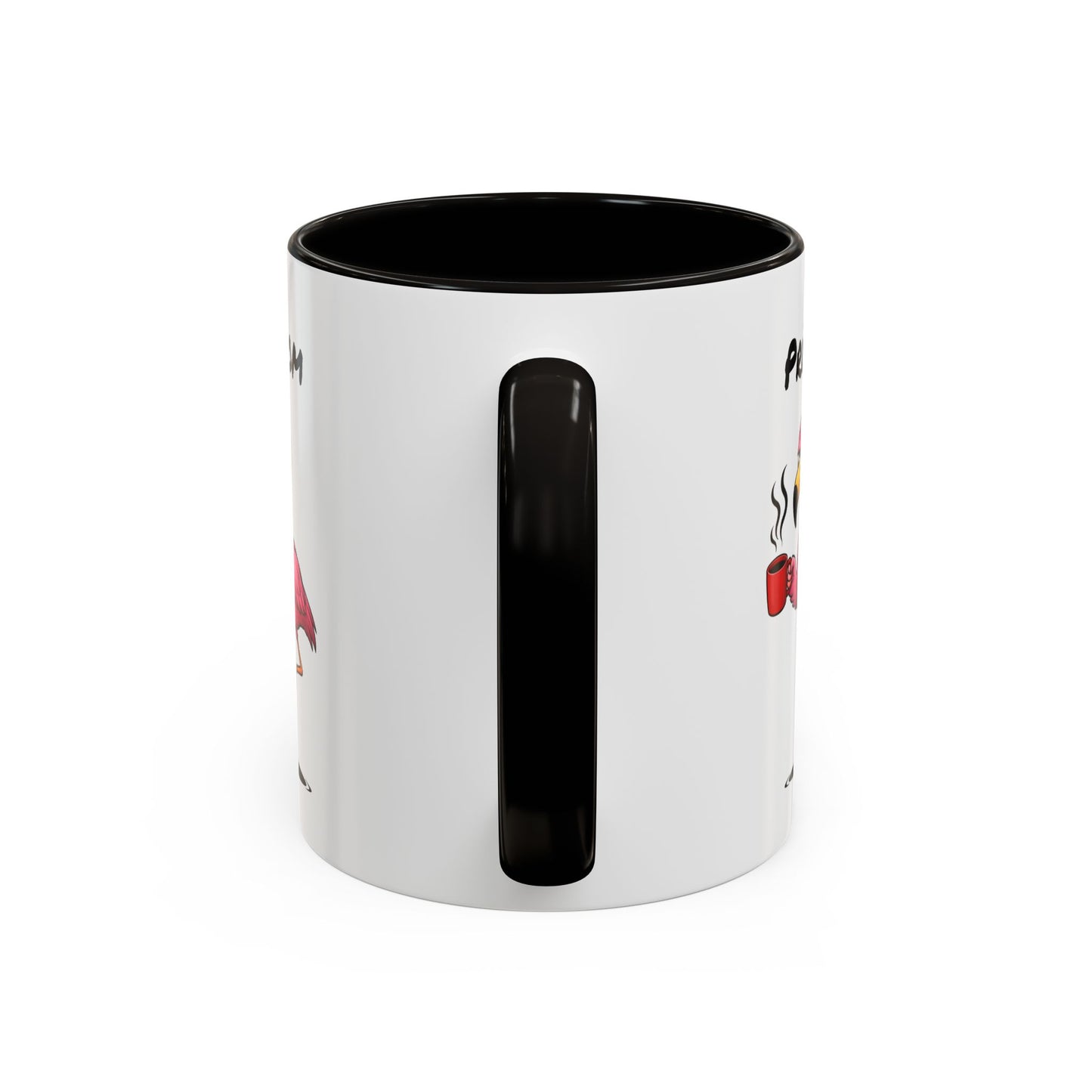 Mug Flamant Rose Personnalisable 325ml – Tasse Café Humour Fatigue Matin Drôle Cadeau