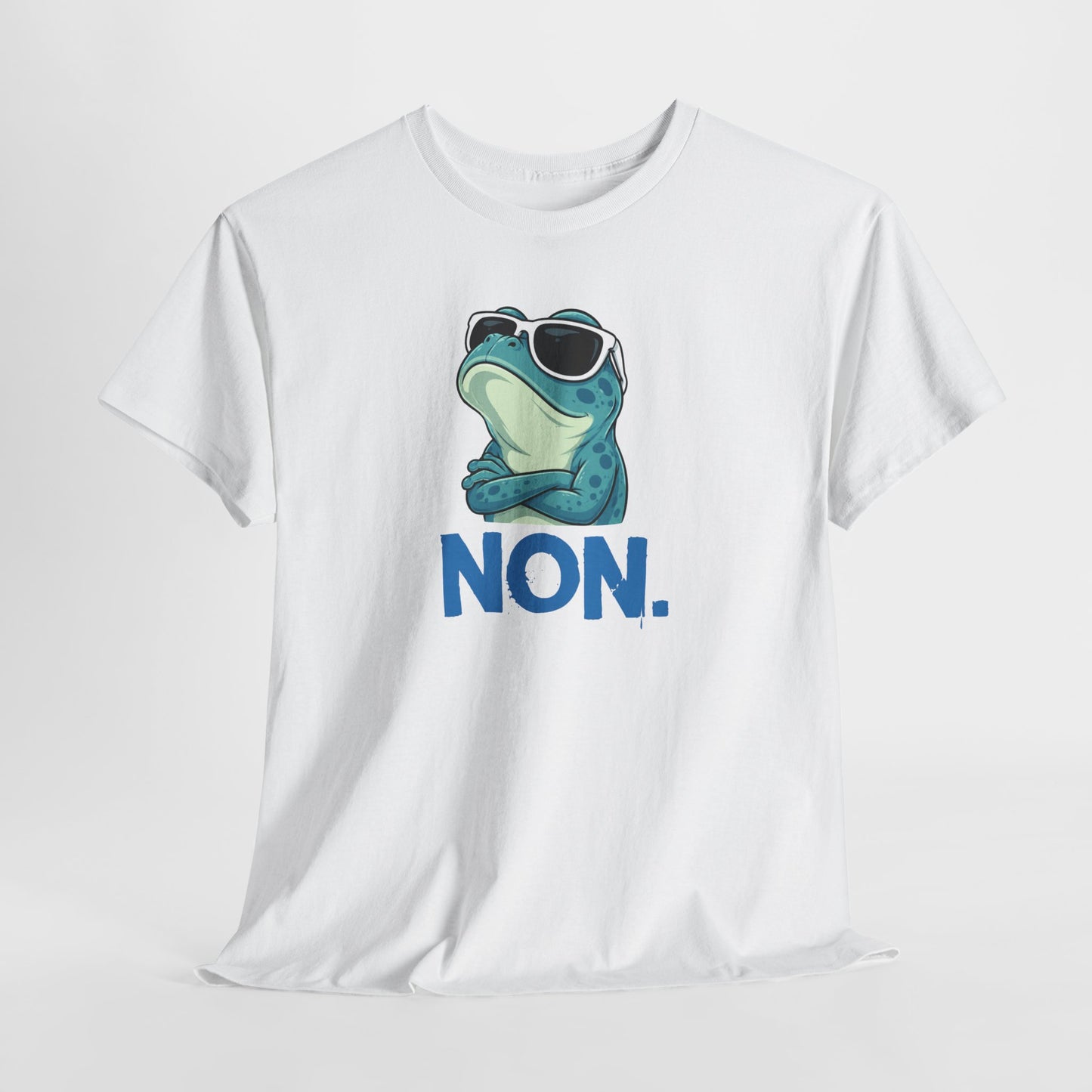 Tee-Shirt Humour Homme et Femme – Grenouille Drôle avec Lunettes de Soleil – Idée Cadeau Original Anniversaire