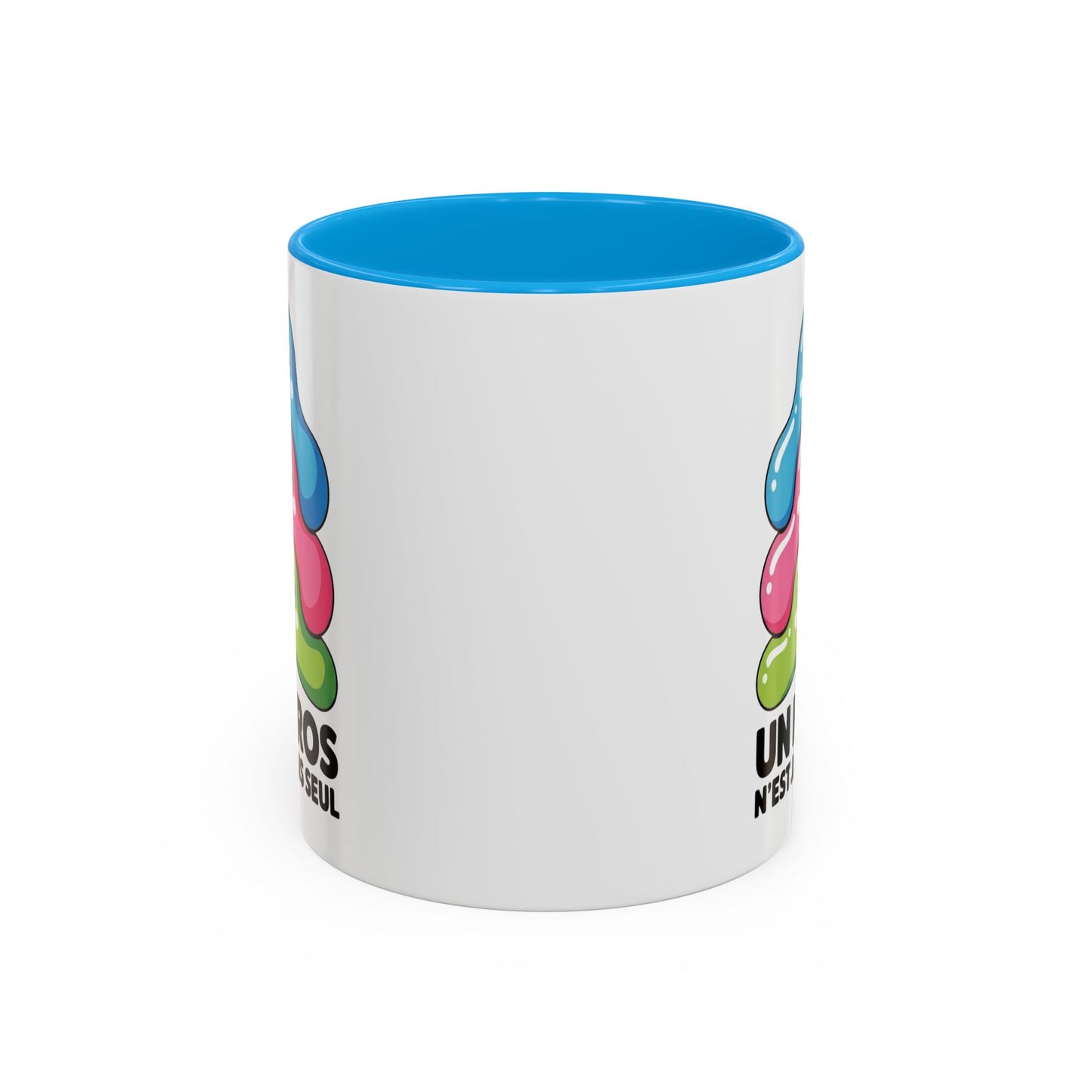 Mug Humour Bactéries – Tasse Microbes Drôles Citation Fun – Cadeau Original Humour – Céramique 325ml Noir Bleu Rouge
