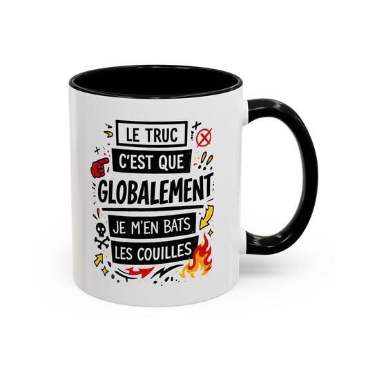 Mug Citation Humour Provocateur – Tasse Phrase Drôle Décalée – Cadeau Original Fun – Céramique 325ml Noir Bleu Rouge