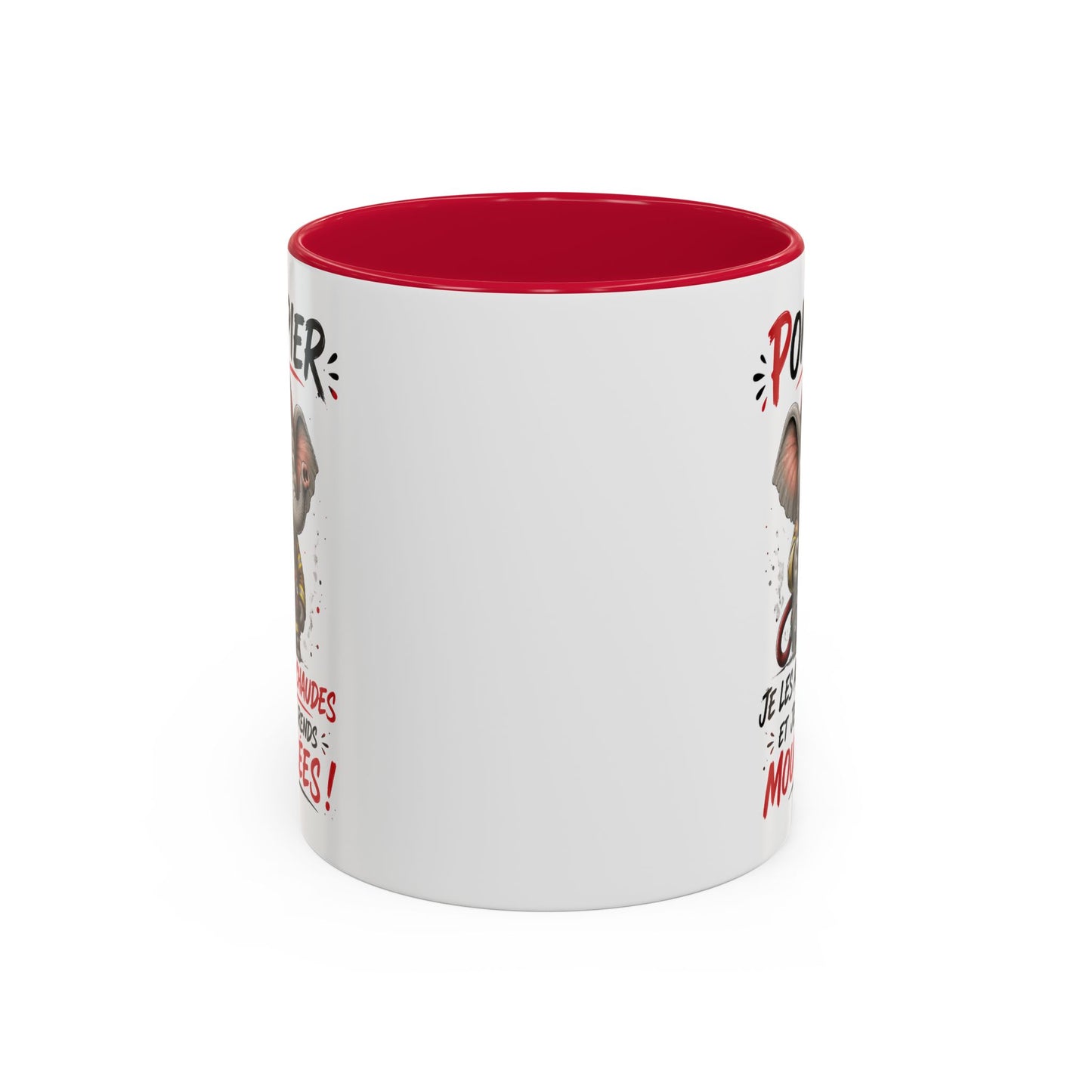 Tasse Pompier Je Les Aime Chaudes Et Je Les Rends Mouillées – Mug Humour Sapeur-Pompier – Cadeau Homme Femme 325ml