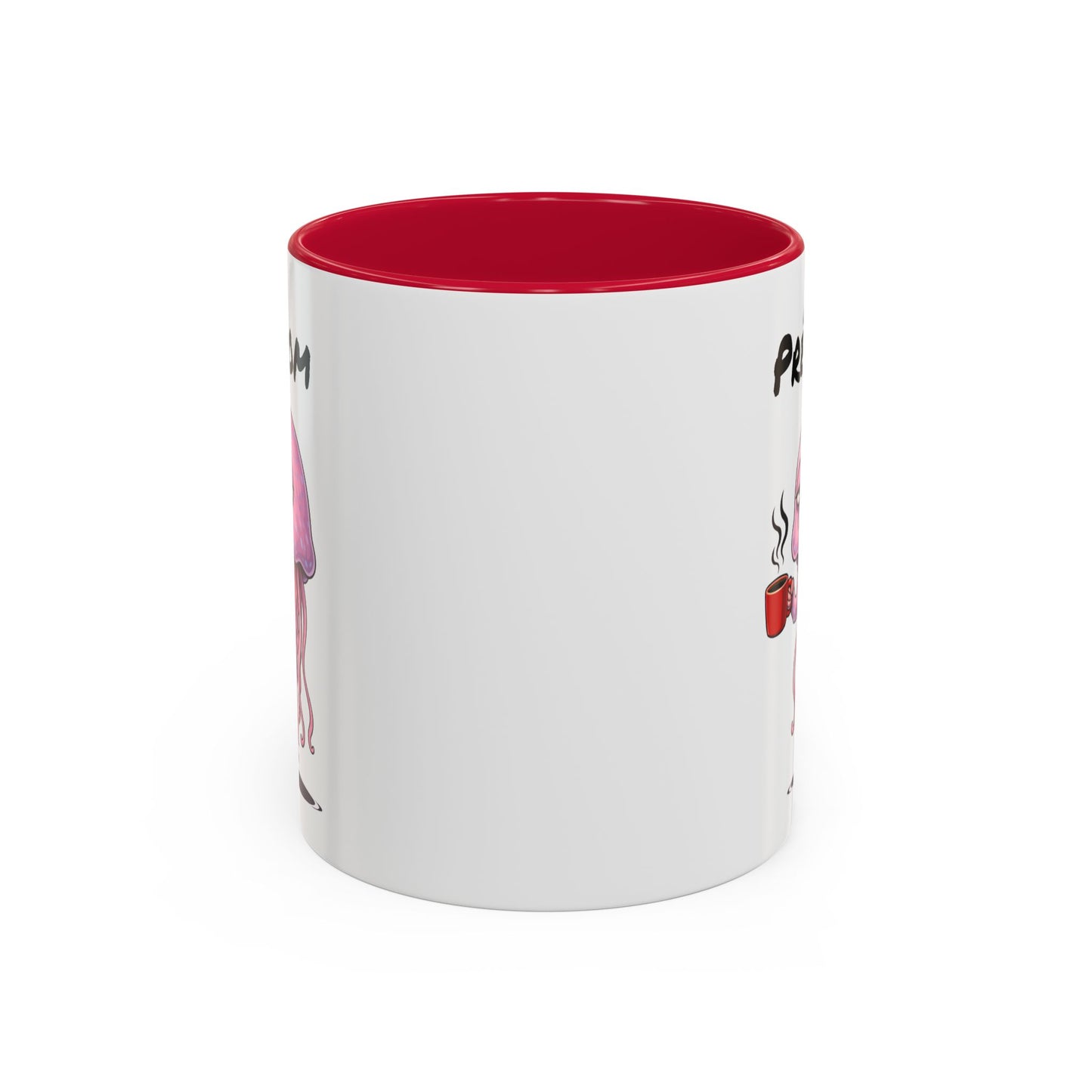 Tasse Méduse avec Café – Mug Animal Marin Humoristique Fatigue – Illustration Cartoon 325ml – Cadeau