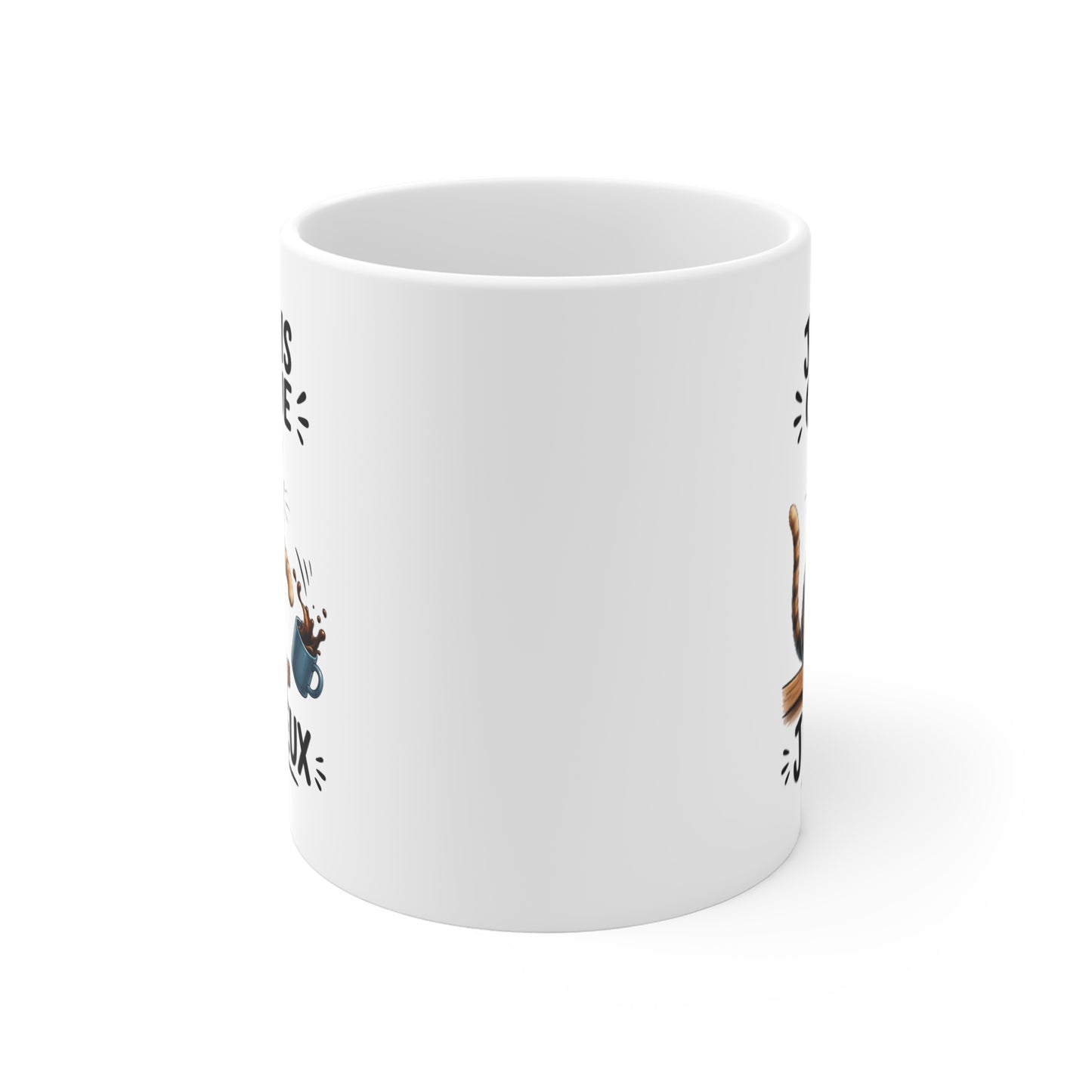 Tasse Je Fais Ce Que Je Veux – Mug Chat Humour Avec Lunettes – Cadeau Drôle Homme Femme 325ml