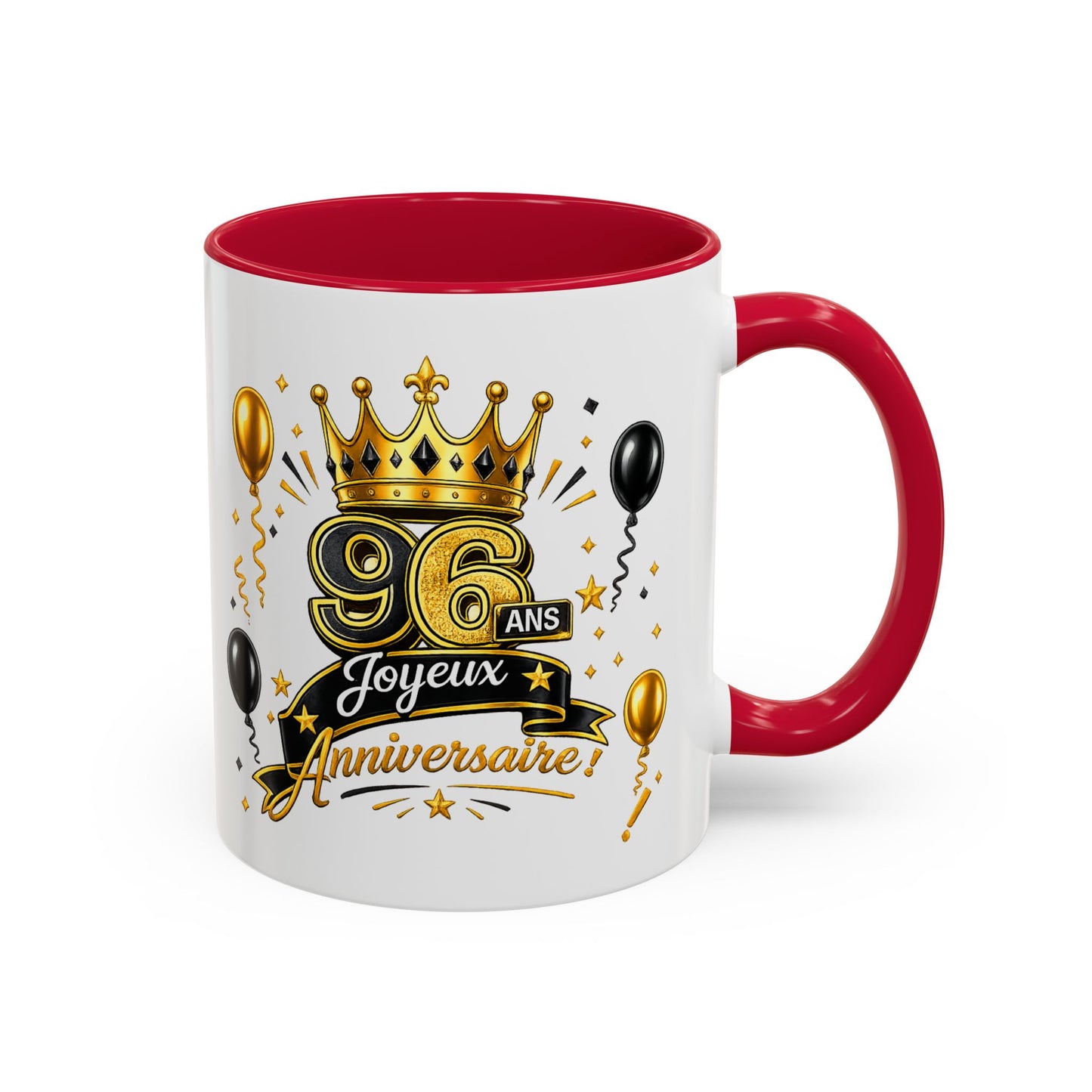Mug Joyeux 96 Ans – Tasse Anniversaire 96 Ans – Cadeau Original pour Femme Homme – Idée Cadeau 96e Anniversaire