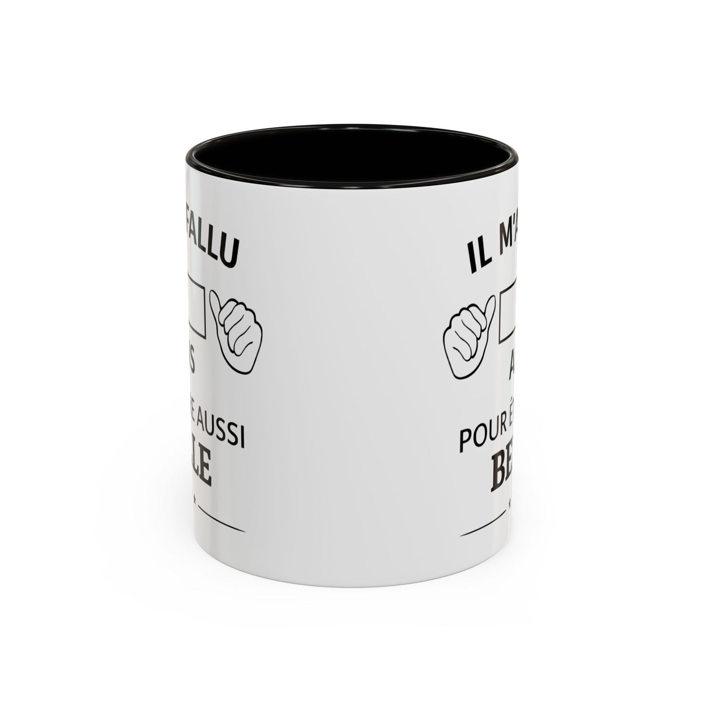 Tasse Anniversaire Personnalisable Femme 325ml – Mug Céramique Âge Prénom Cadeau Original Belle Humour