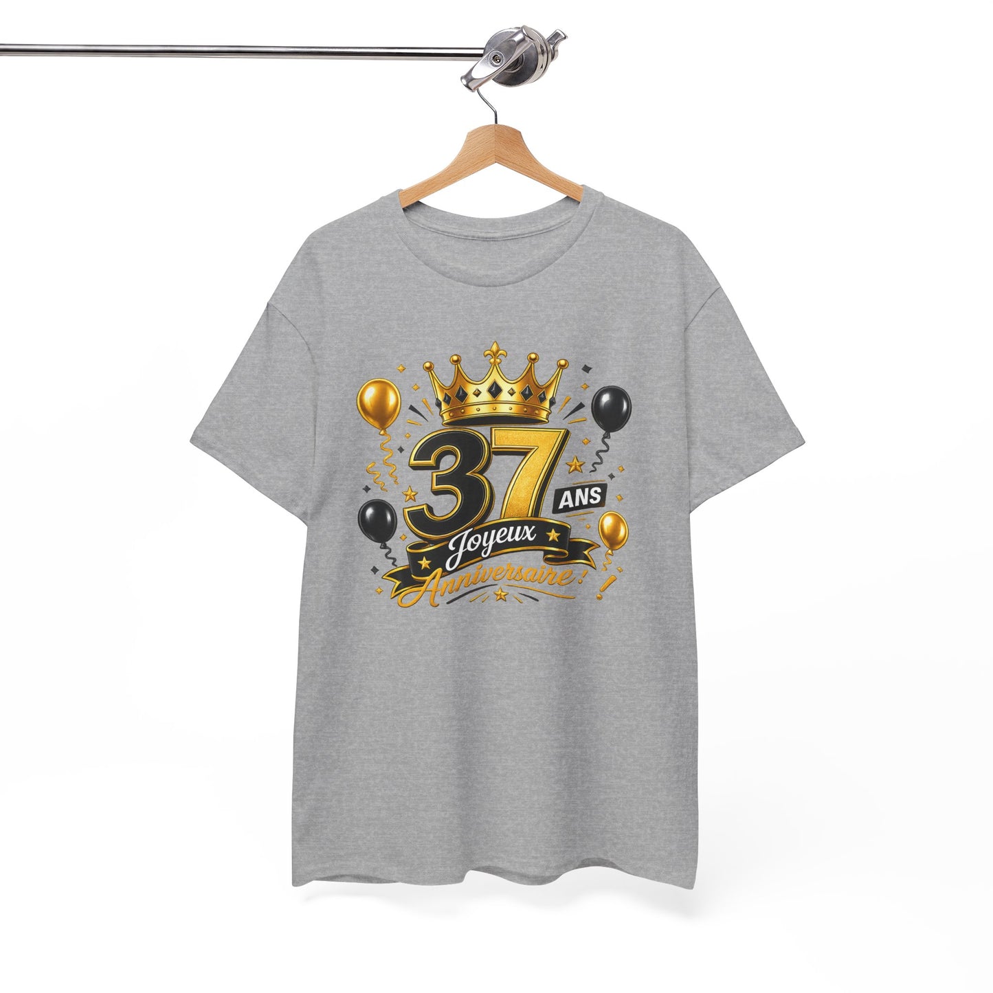 Tee Shirt Anniversaire 37 Ans Homme et Femme Joyeux Anniversaire Cadeau 37 Ans Idée Cadeau Adulte