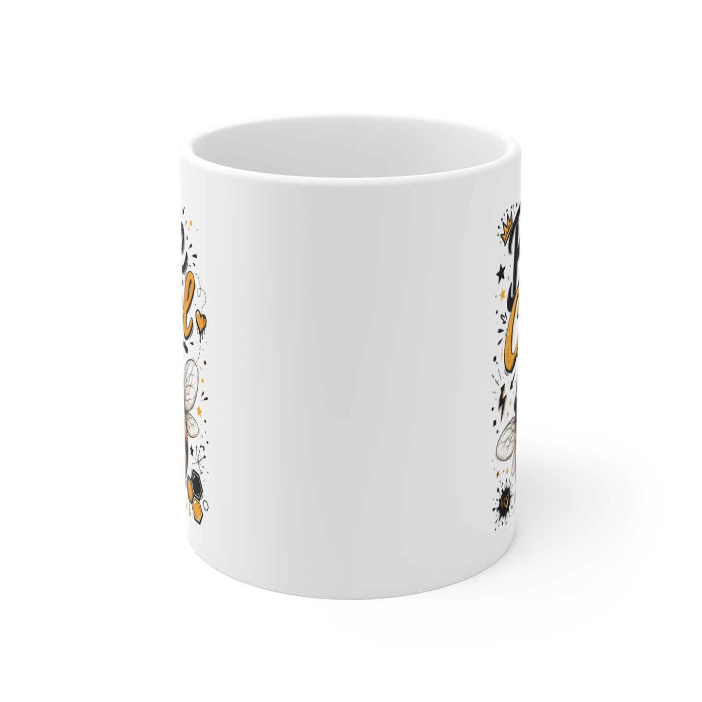 Tasse Bee Cool – Mug Abeille Humour Amusant – Cadeau Homme Femme 325ml