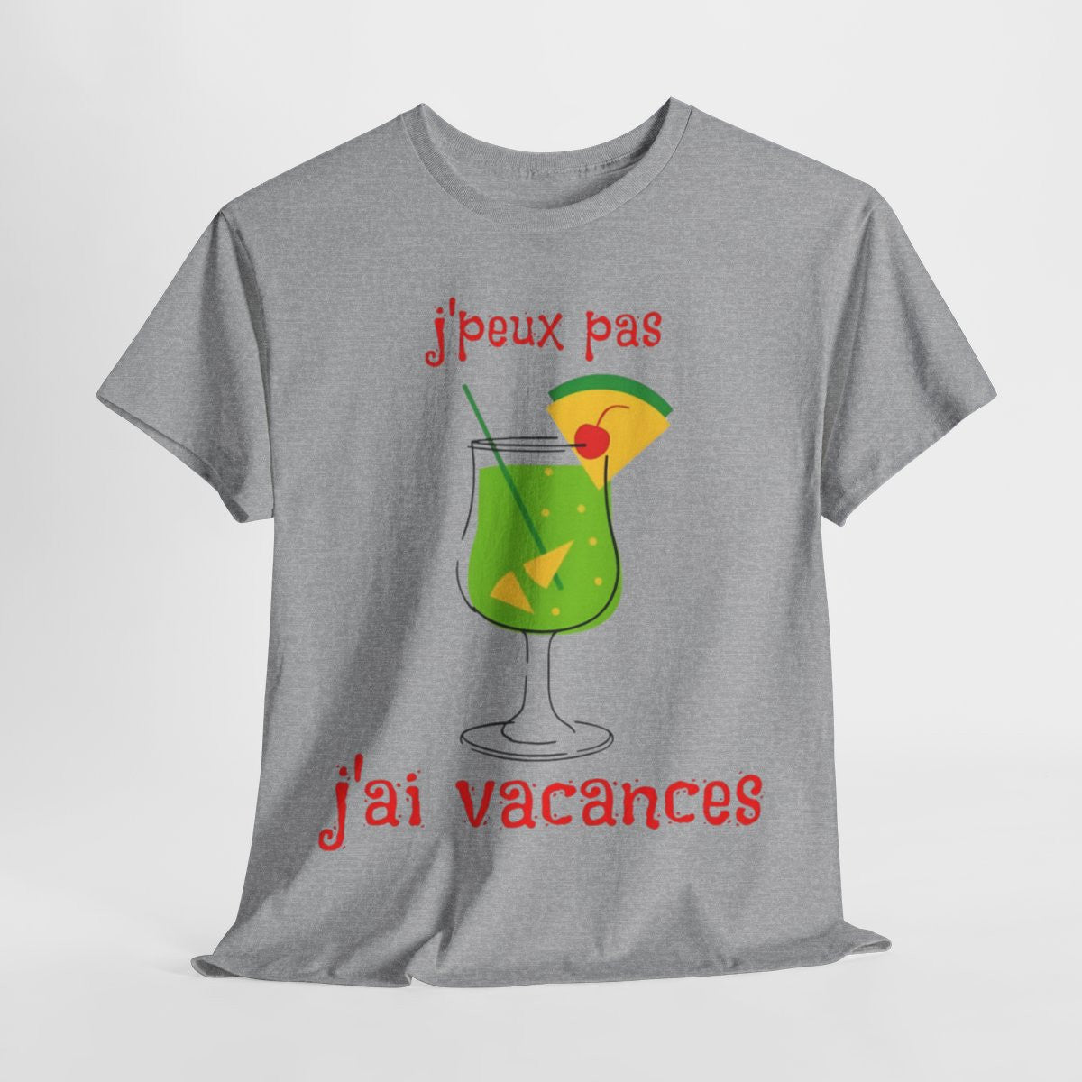 Tee shirt Unisex J'peux pas j'ai vacances idée cadeau humour drôle pour homme et femme