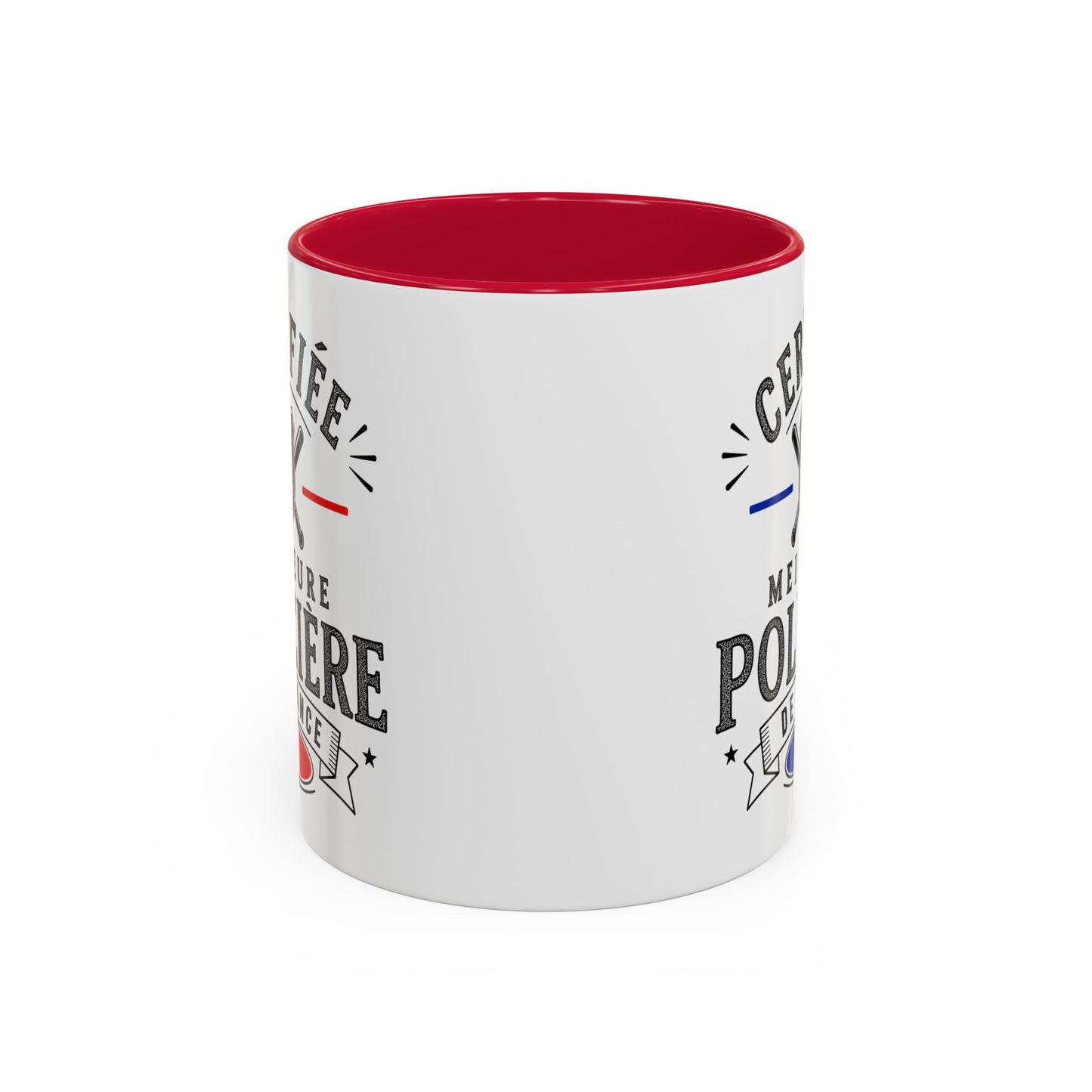 Mug Policière Femme – Certifiée Meilleure Policière de France – Tasse Métier Police – Cadeau Original Femme Policière