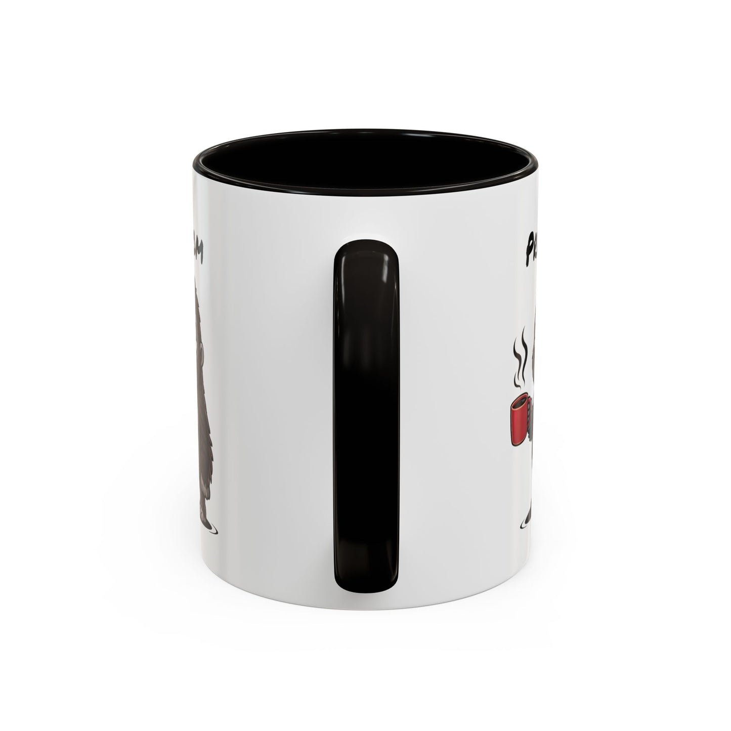 Mug Gorille Fatigué Personnalisable 325ml – Tasse Café Drôle Animal Humour Travail Bureau Réveil Difficile