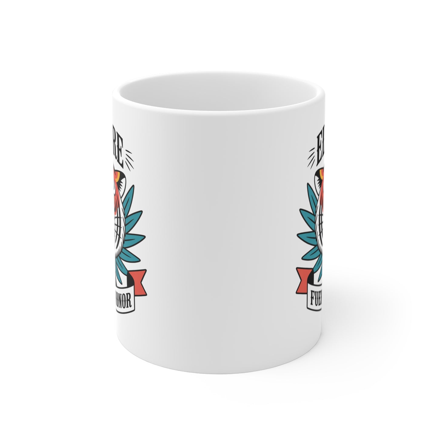 Tasse Tigre 325ml – Mug El Tigre Fuerza et Honneur – Design Animal Sauvage Motivant – Cadeau Original Céramique