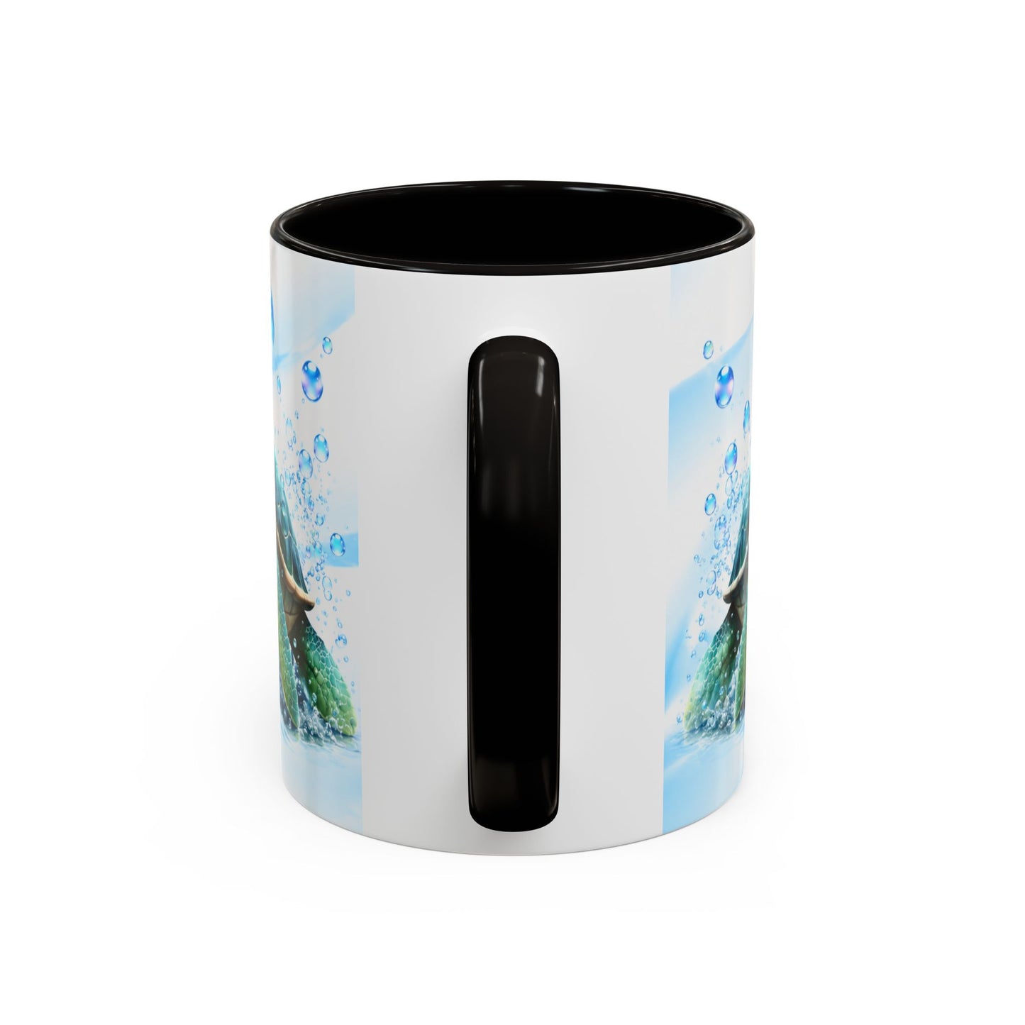 Tasse Tortue Marine Mignonne – Mug Kawaii Animal Océan et Bébé Tortue – Cadeau Amoureux des Tortues 325ml