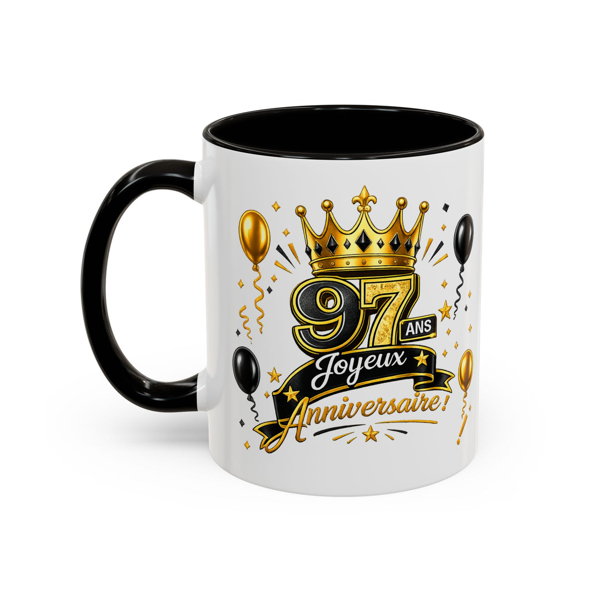 Mug Joyeux 97 Ans – Tasse Anniversaire 97 Ans – Cadeau Original pour Femme Homme – Idée Cadeau 97e Anniversaire