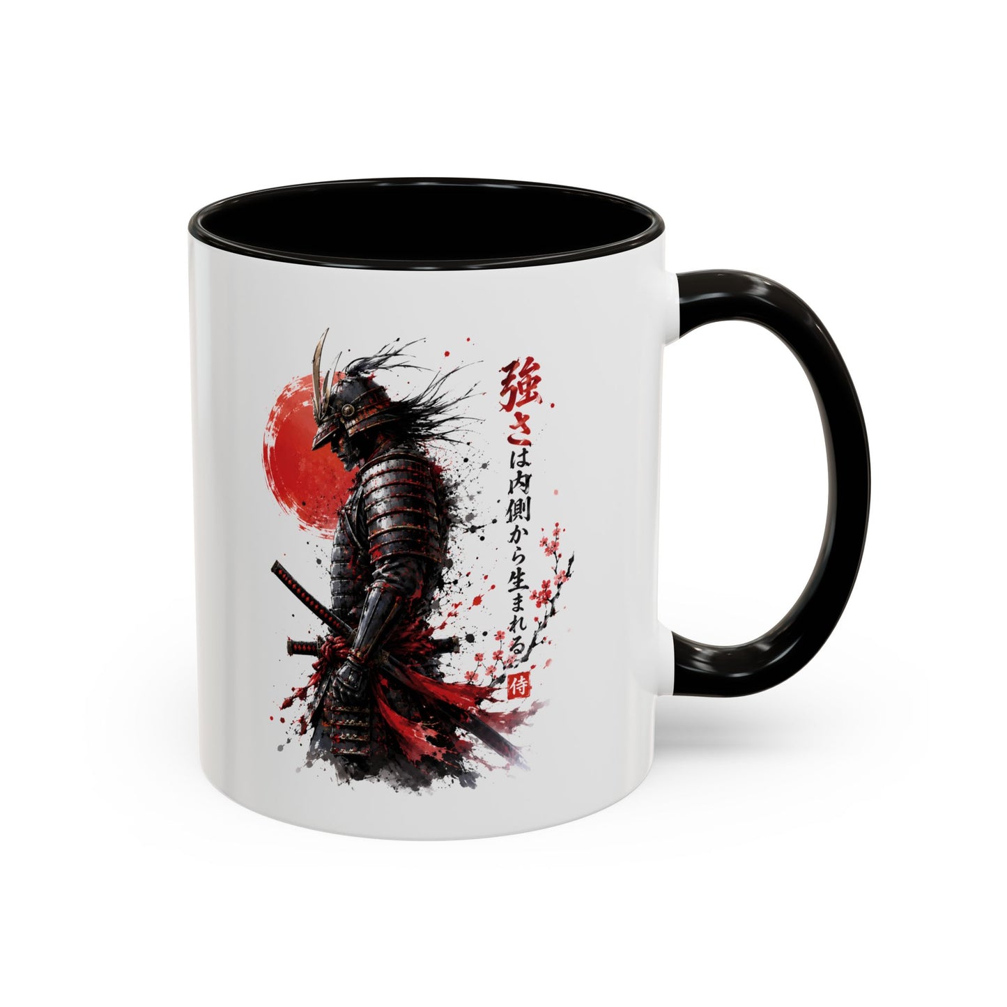 Mug Samouraï Japonais – Tasse Guerrier Katana Armure Japonaise – Cadeau Original Passion Japon Homme et Femme Noir Bleu Rouge