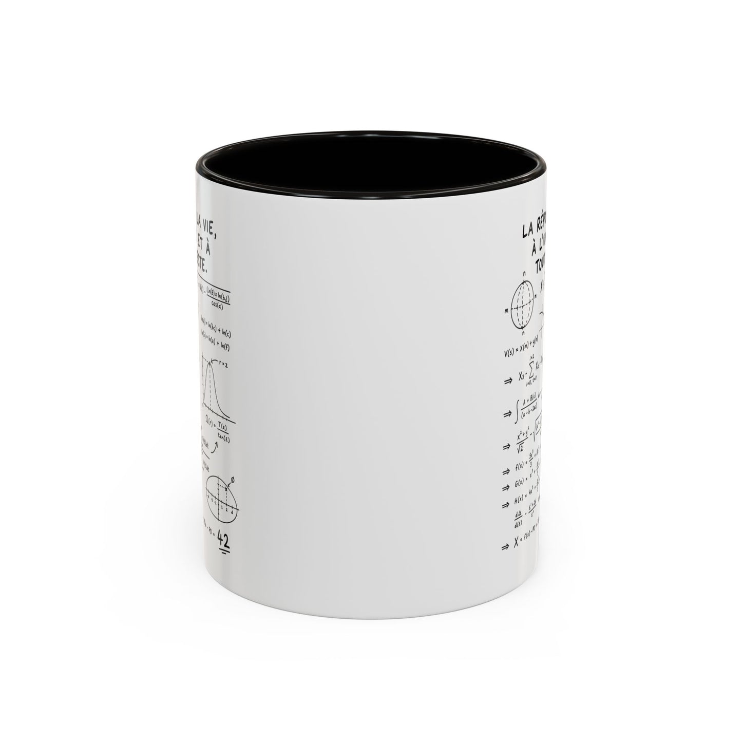 Tasse La Réponse à la Vie à l’Univers et à Tout le Reste 42 – Mug Humour Geek Mathématiques Sciences – Cadeau Homme Femme 325ml