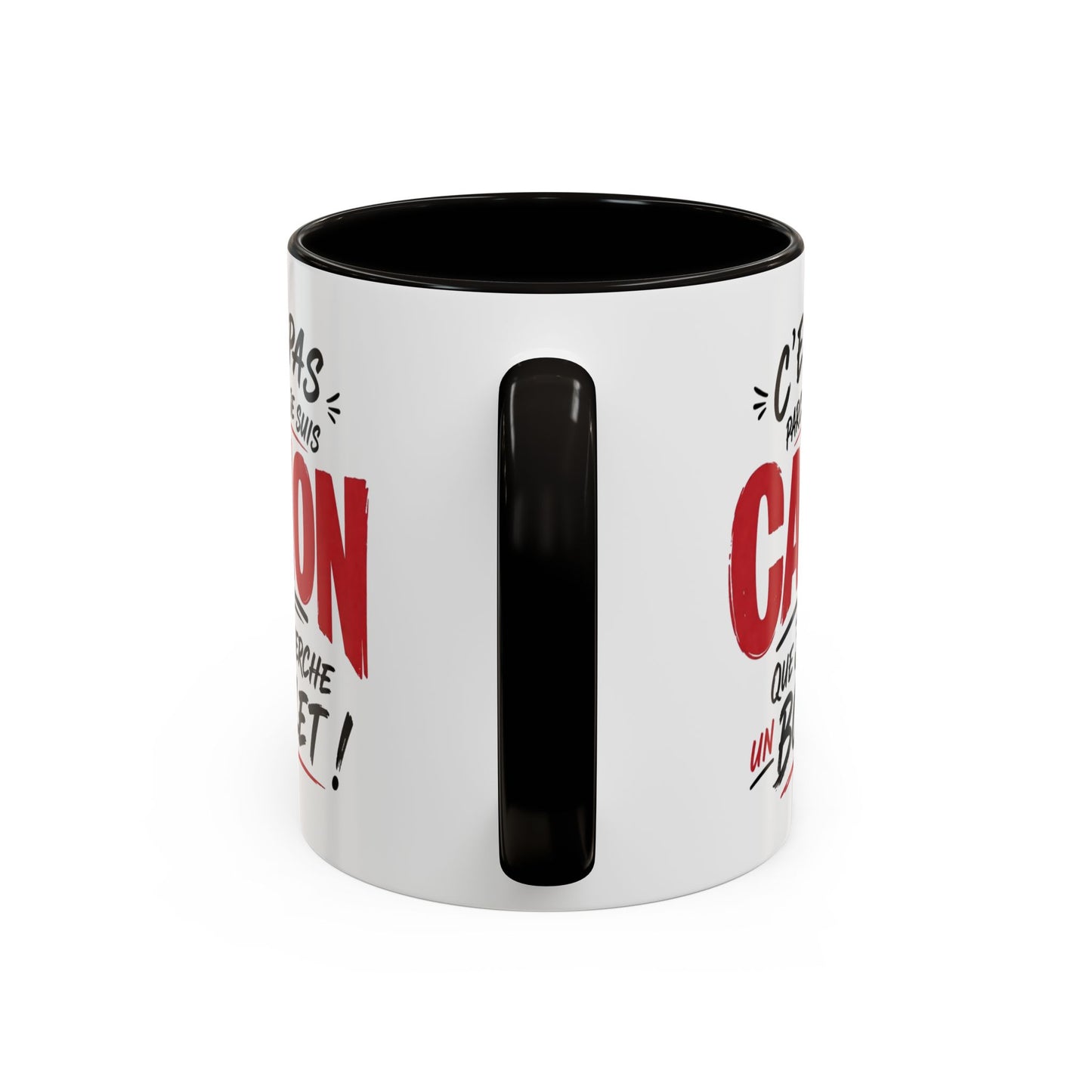 Mug Humour Femme Canon – Tasse Drôle Citation C’est Pas Parce Que Je Suis Canon Que Je Cherche Un Boulet – Cadeau Femme Original et Humoristique 325ml