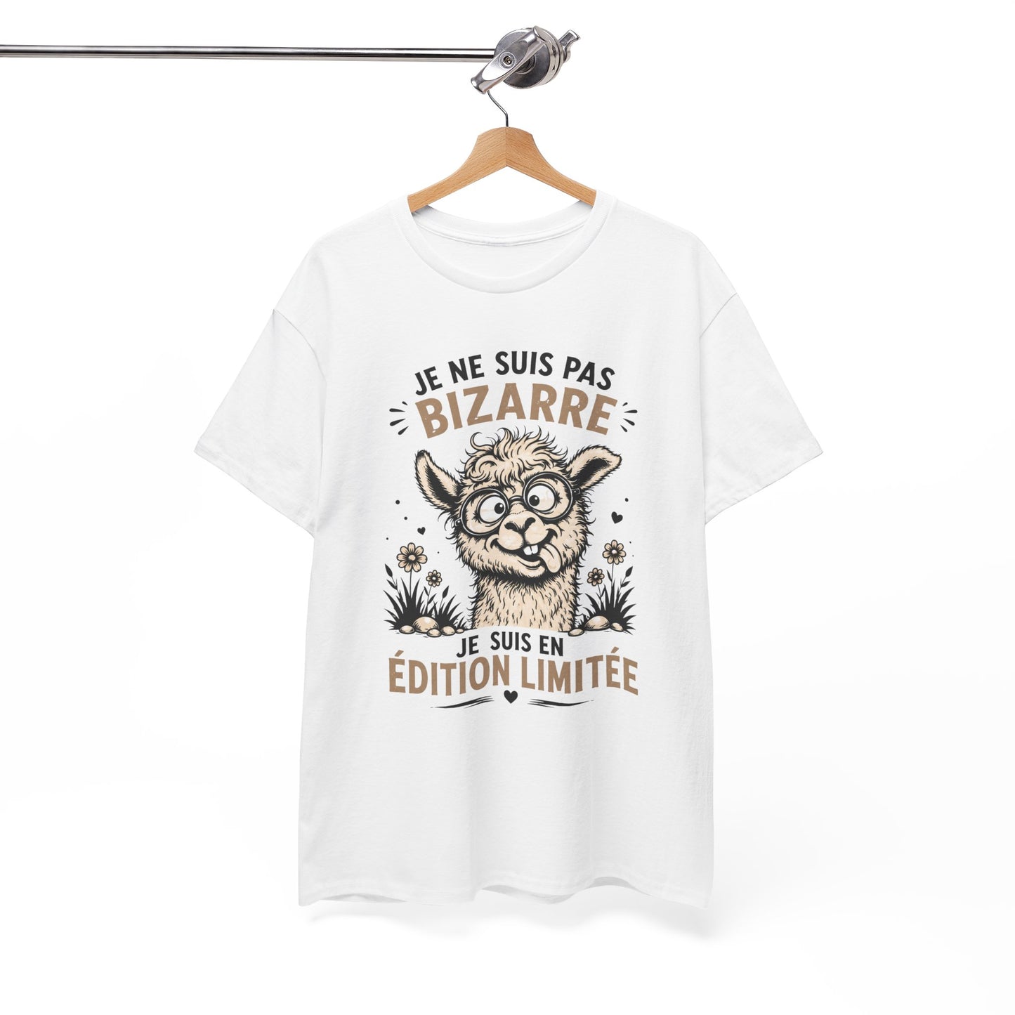 Tee-Shirt Humour Homme et Femme – Lama Drôle Original – Cadeau Amusant Anniversaire pour Amateur d’Animaux