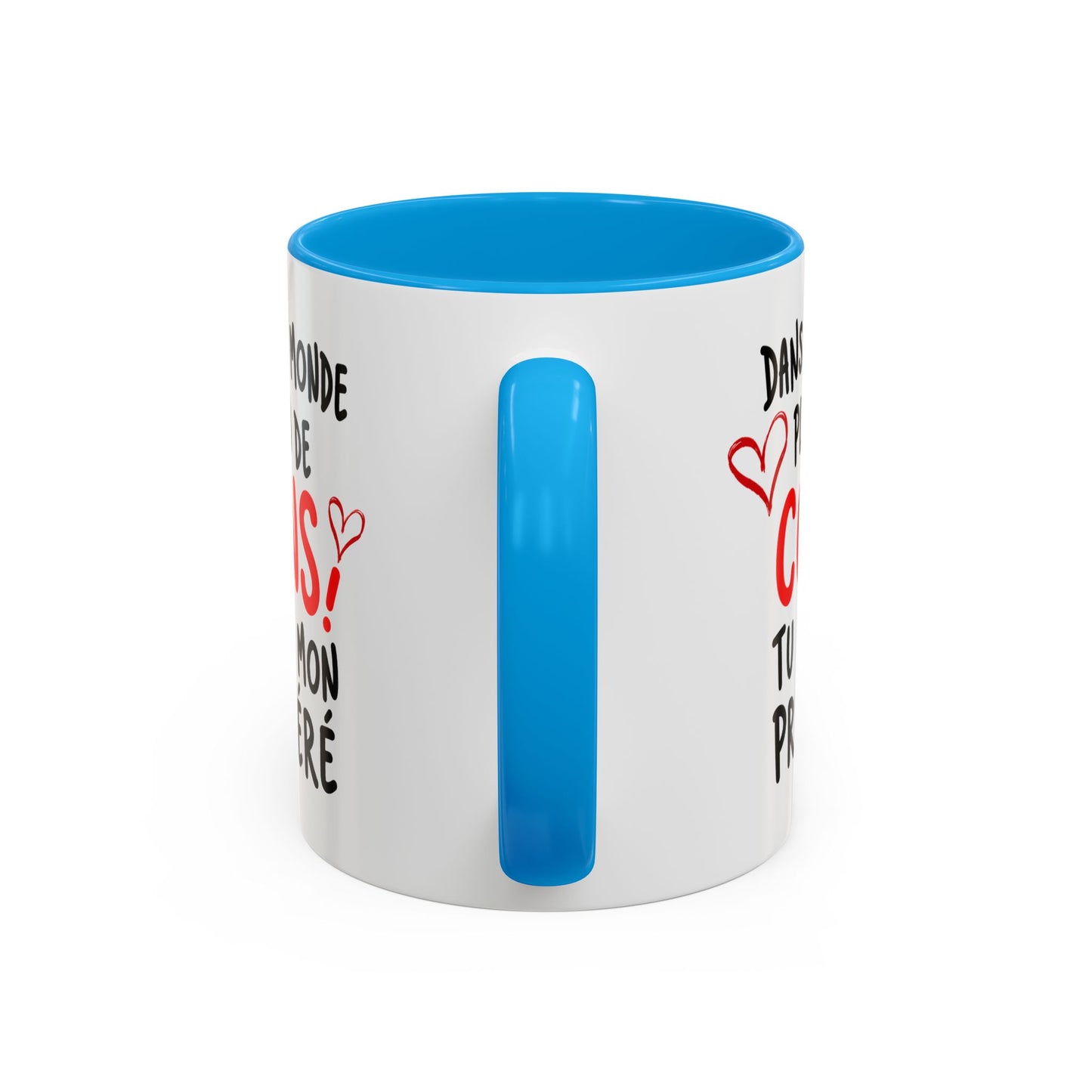 Tasse Dans Un Monde Plein de Cons Tu Es Mon Préféré – Mug Humour Couple – Cadeau Homme Femme 325ml