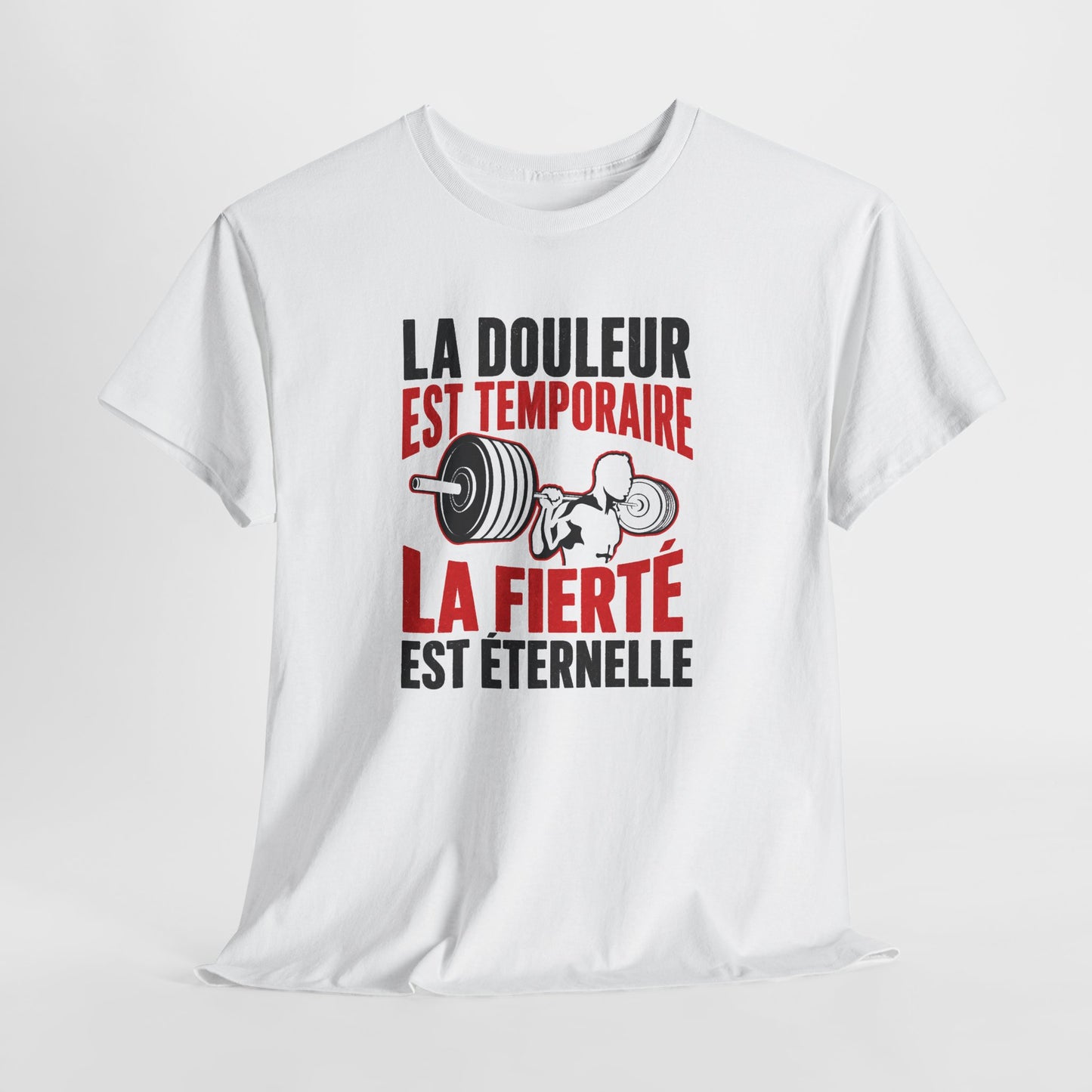 T-Shirt Musculation Homme et Femme – Fitness Muscu Haltérophilie – Sport Entraînement Motivation – Cadeau Sportif