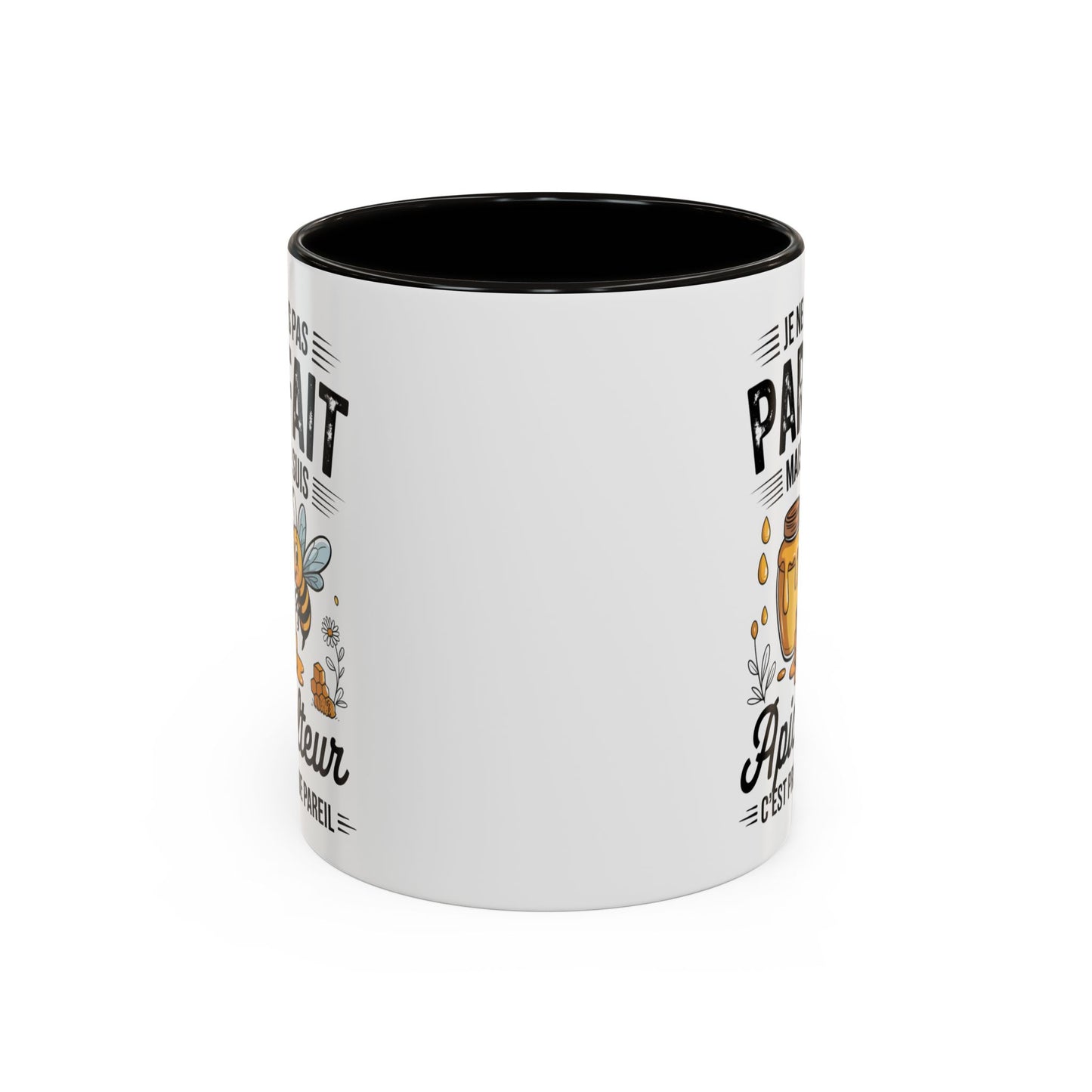 Tasse Je Ne Suis Pas Parfait Mais Je Suis Apiculteur – Mug Humour Abeille et Miel – Cadeau Apiculture Homme Femme 325ml