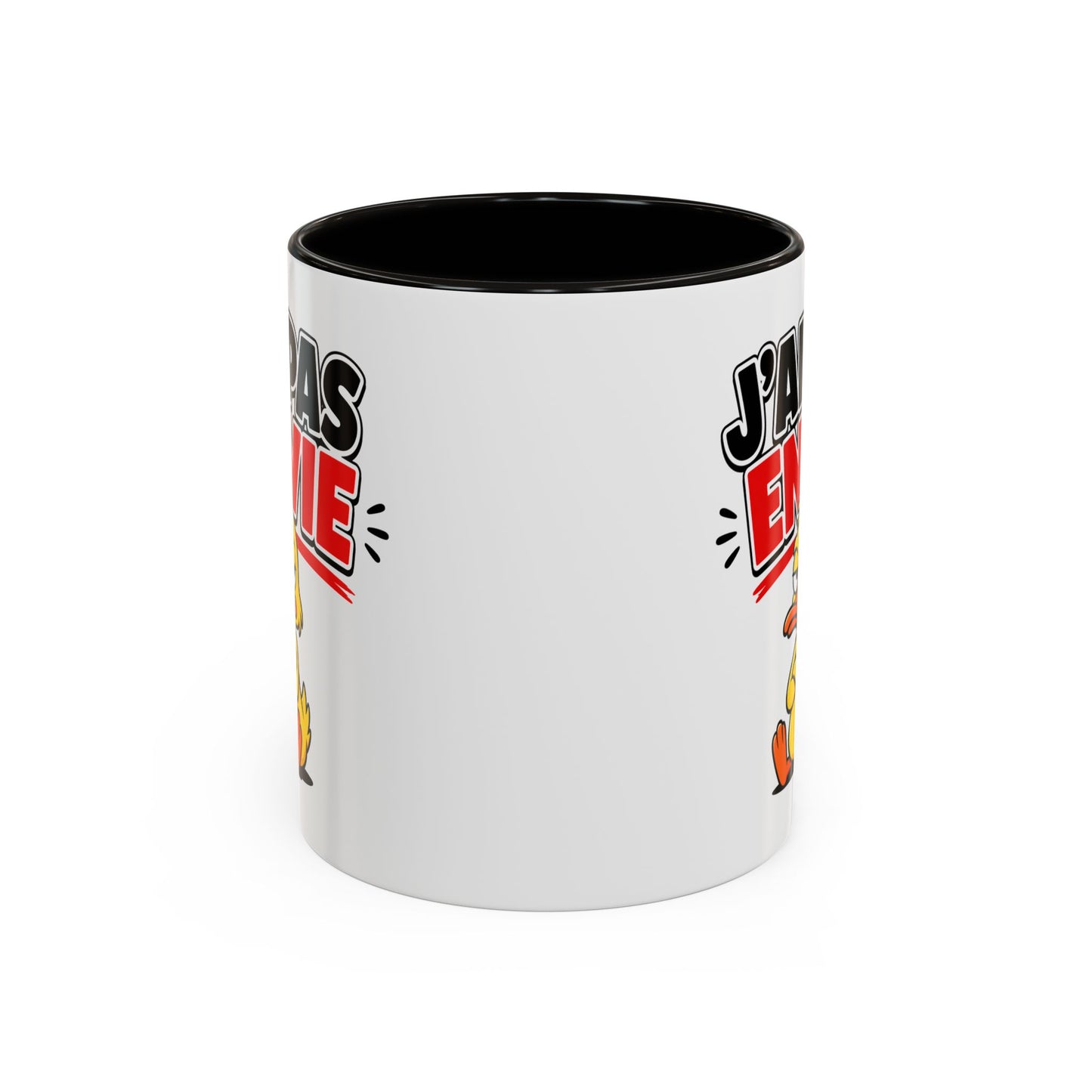 Mug Drôle J’ai Pas Envie – Tasse Humoristique avec Canard Boudeur – Cadeau Humour Bureau Travail Café 325ml