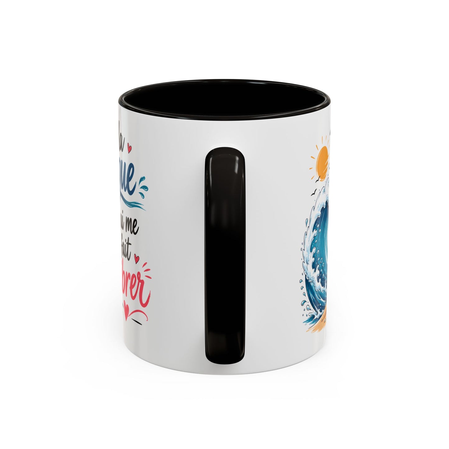 Tasse Tu Es La Vague Qui Me Fait Vibrer – Mug Surf Romantique – Cadeau Amour Couple Surfeur 325ml