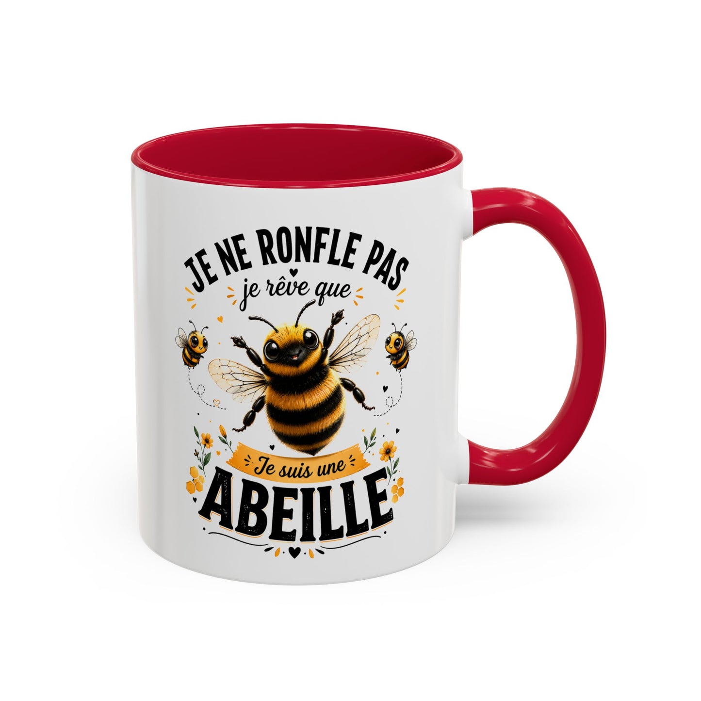 Tasse Je Ne Ronfle Pas Je Rêve Que Je Suis Une Abeille – Mug Humour Abeille – Cadeau Original Homme Femme 325ml