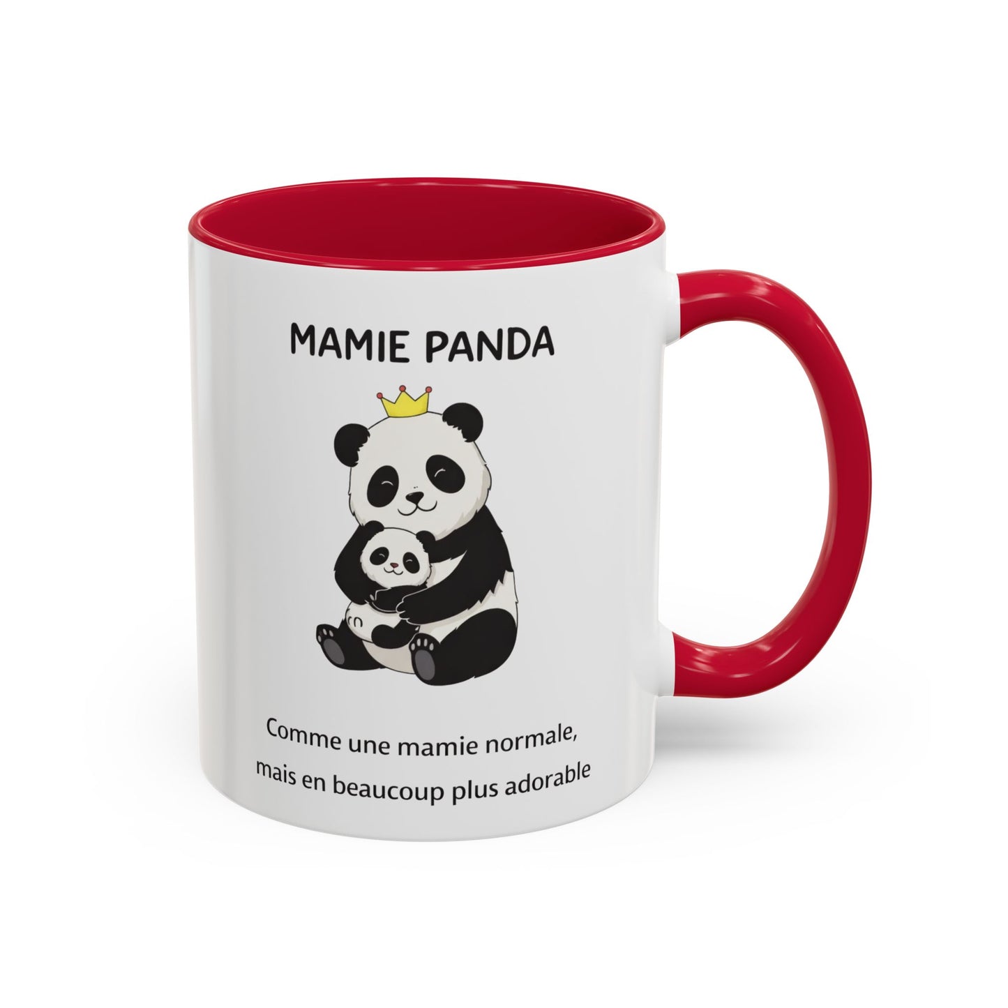Tasse Mamie Panda 325ml – Mug Céramique Cadeau Grand-Mère Animal Mignon Famille Idée Originale