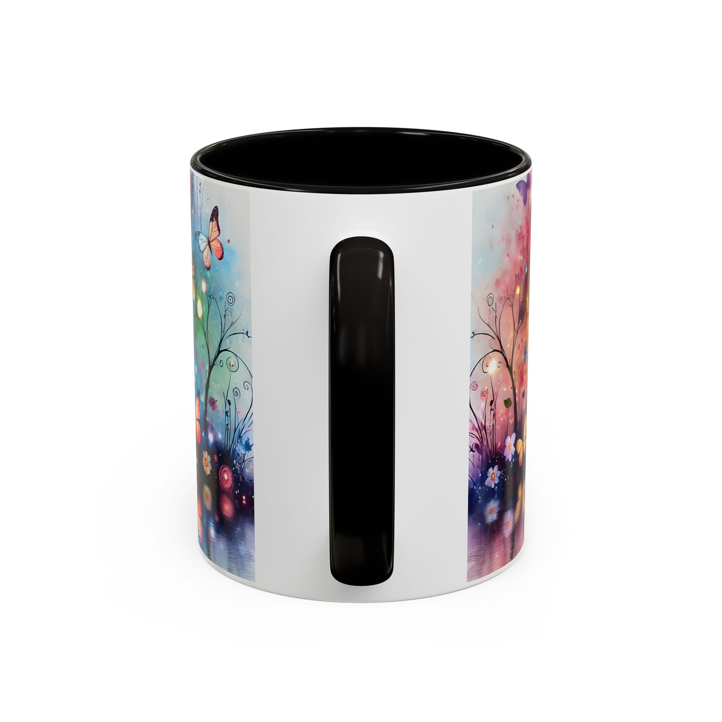 Mug Fée Féérique Papillons – Tasse Fantasy Colorée avec Univers Magique et Lumières Enchantées – Cadeau Féerie 325ml