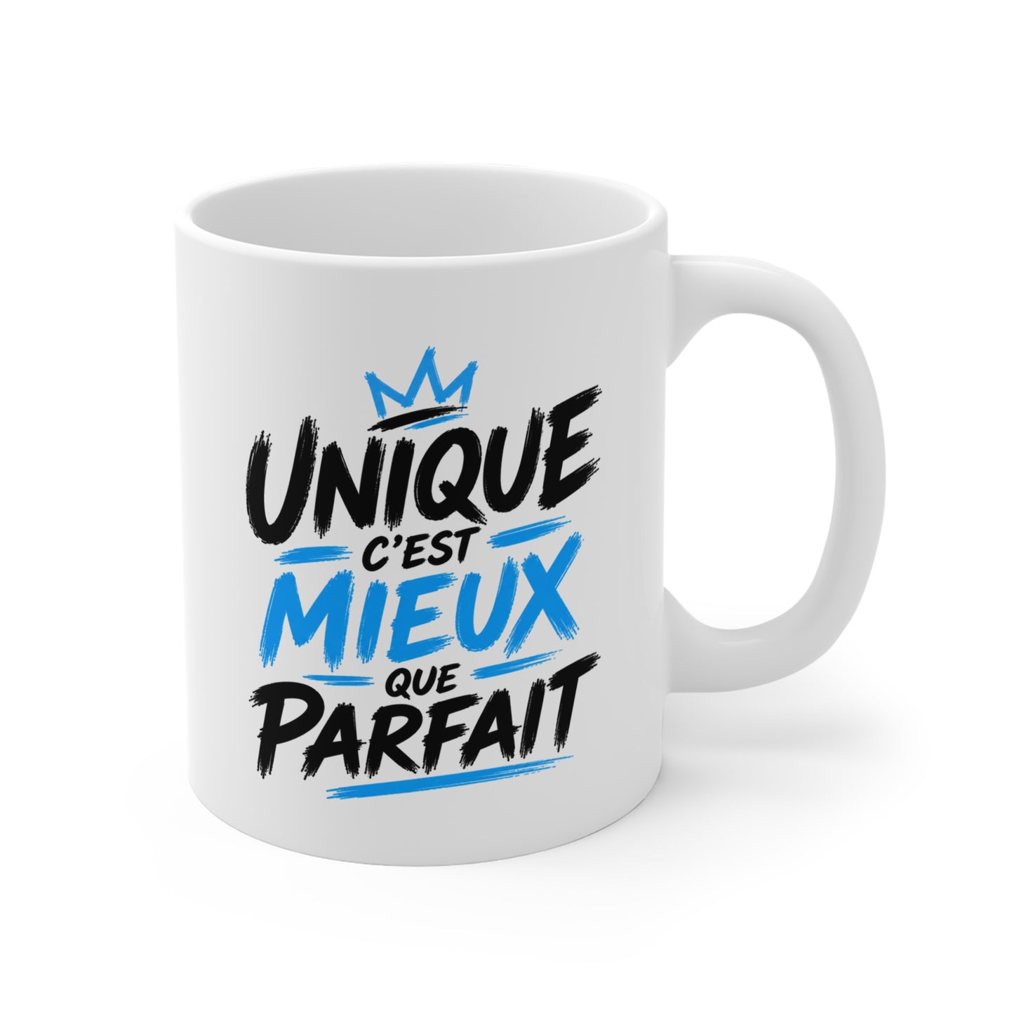Mug Unique C’est Mieux Que Parfait – Tasse Homme Humour et Confiance en Soi – Message Original – Idée Cadeau Homme