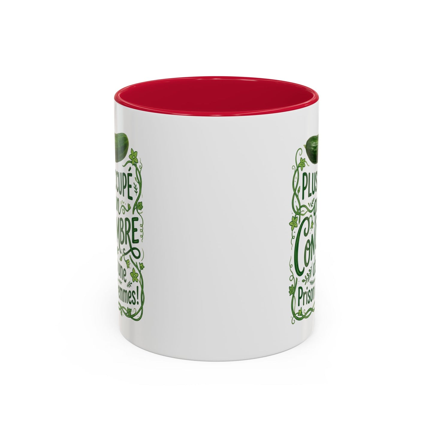 Tasse Humour Concombre 325ml – Mug Céramique Citation Drôle Jardin Légume Cadeau Original