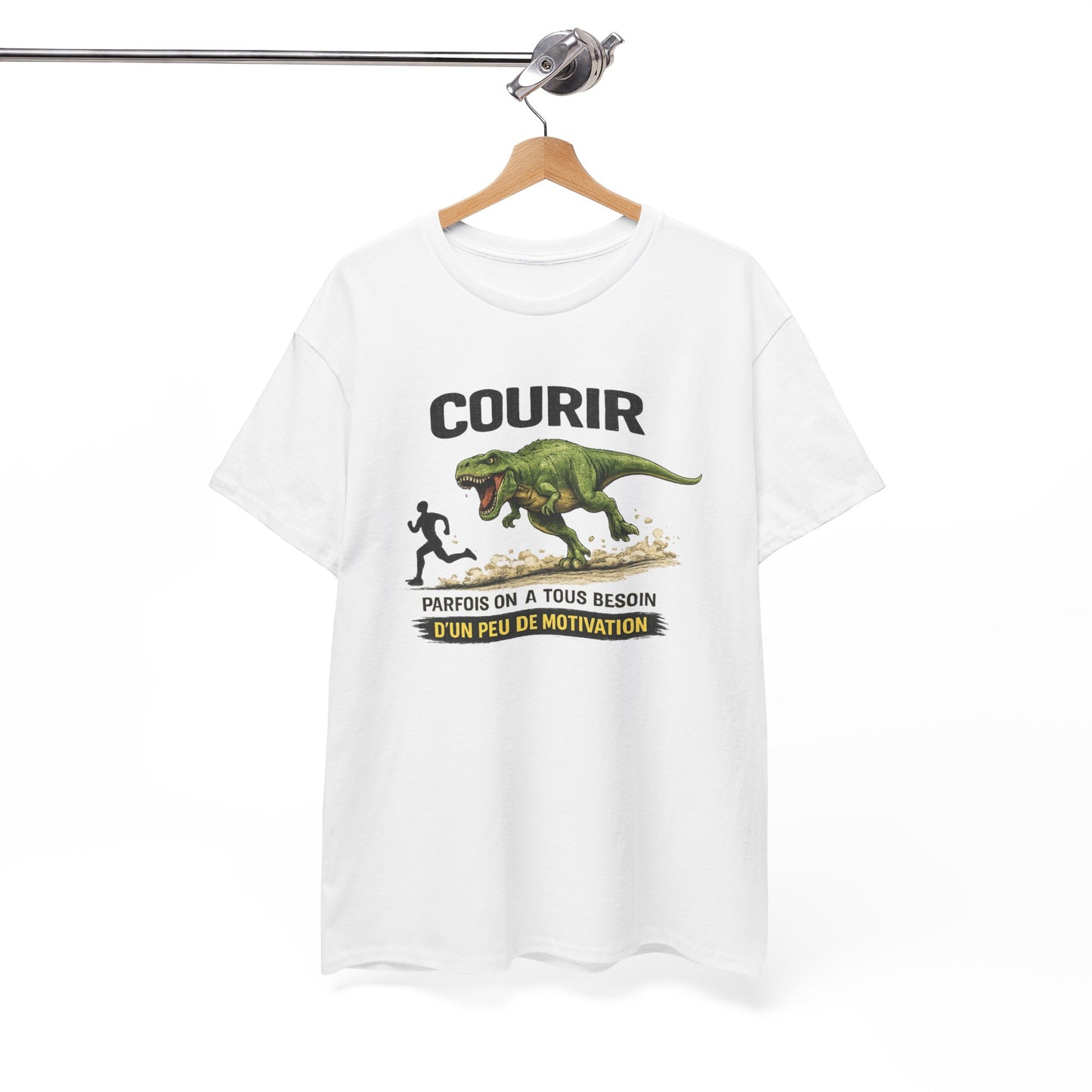 Tee Shirt Humour Course Courir Motivation Dinosaure – T-Rex Running drôle – Cadeau sportif