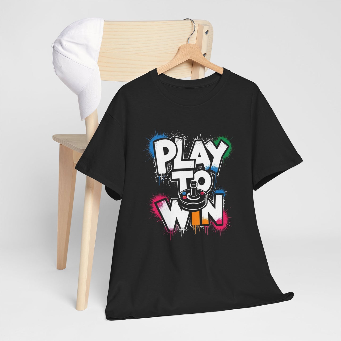 Tee-Shirt Gaming Homme et Femme – Gamer Jeu Vidéo Arcade Rétro Joystick – Cadeau Original pour Passionné de Jeux Vidéo