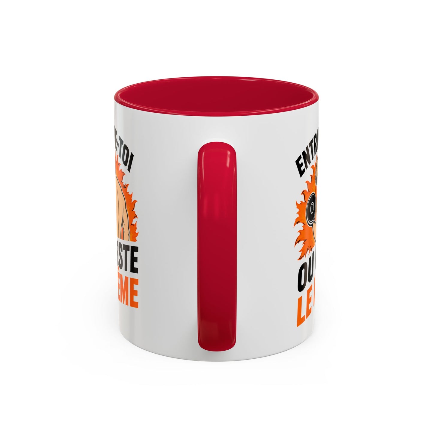 Mug Musculation Homme – Tasse Fitness Bodybuilding – Cadeau Sportif Original, Motivation Gym Entraînement Noir Bleu Rouge