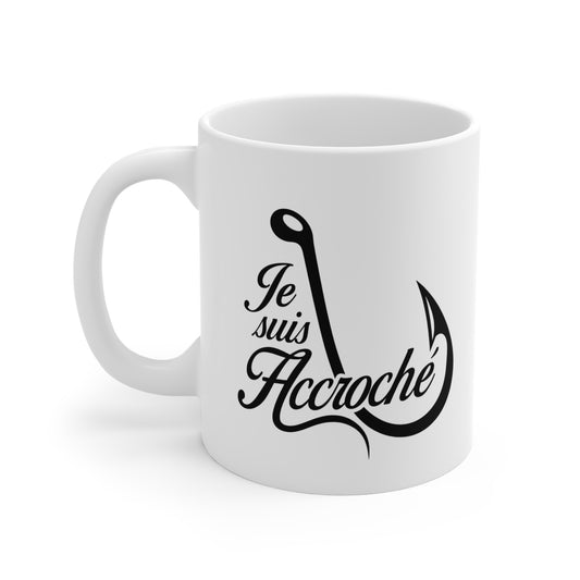 Mug Pêche Humoristique – Tasse Passion Pêcheur – Cadeau Homme Amateur de Poissons, Lac et Rivière – 325 ml
