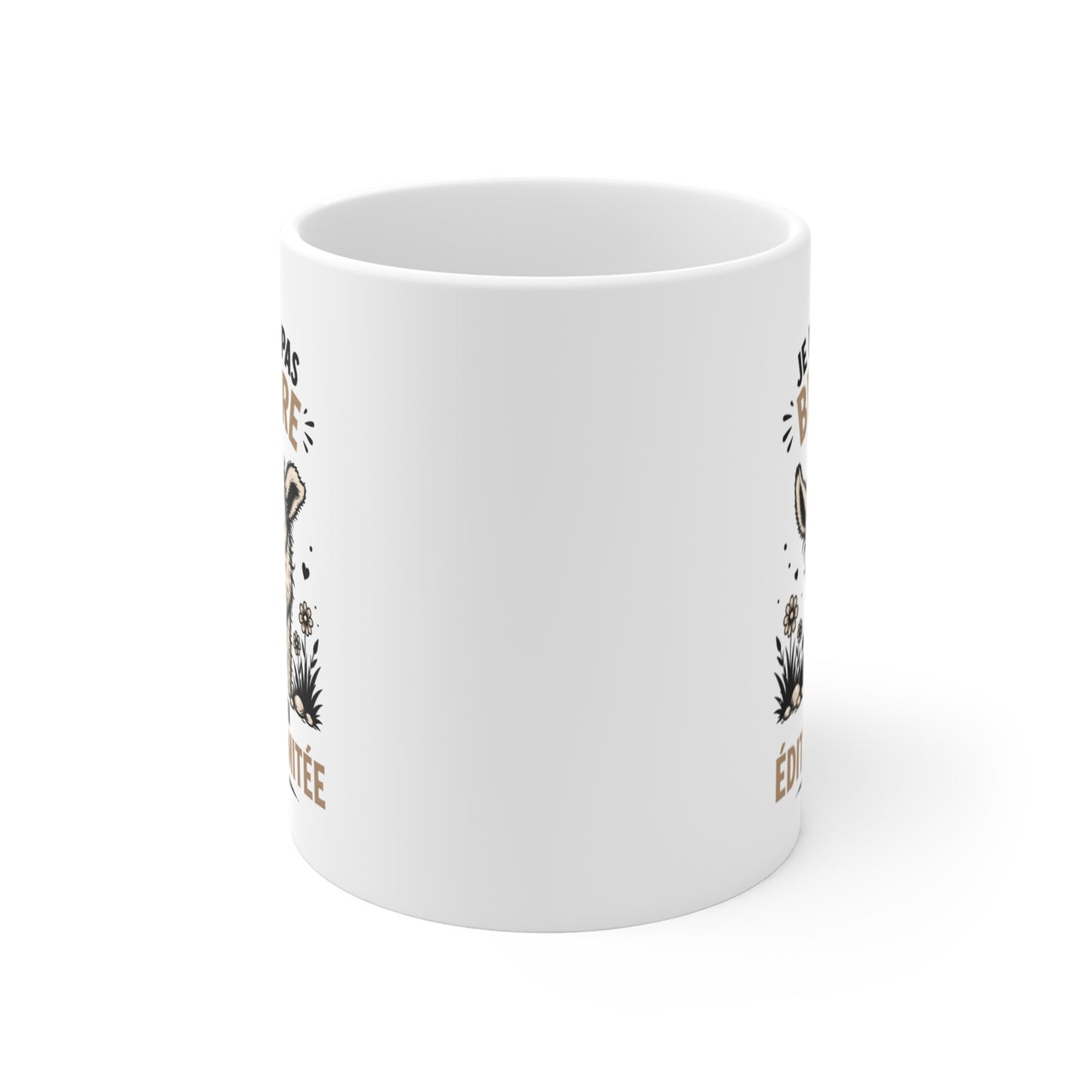 Mug Lama Drôle Homme et Femme – Animal Humour Insolite Original – Cadeau Amusant pour Ami Collègue Famille 325 ml