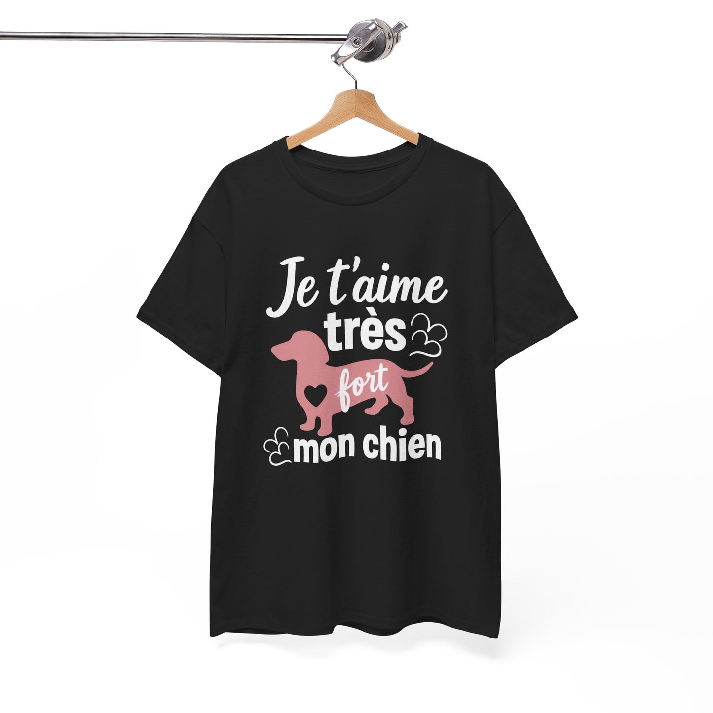 T-Shirt Chien Femme – Cadeau Amoureuse des Chiens – Maman de Chien Dog Mom – Humour Passion Animaux – Idée Cadeau