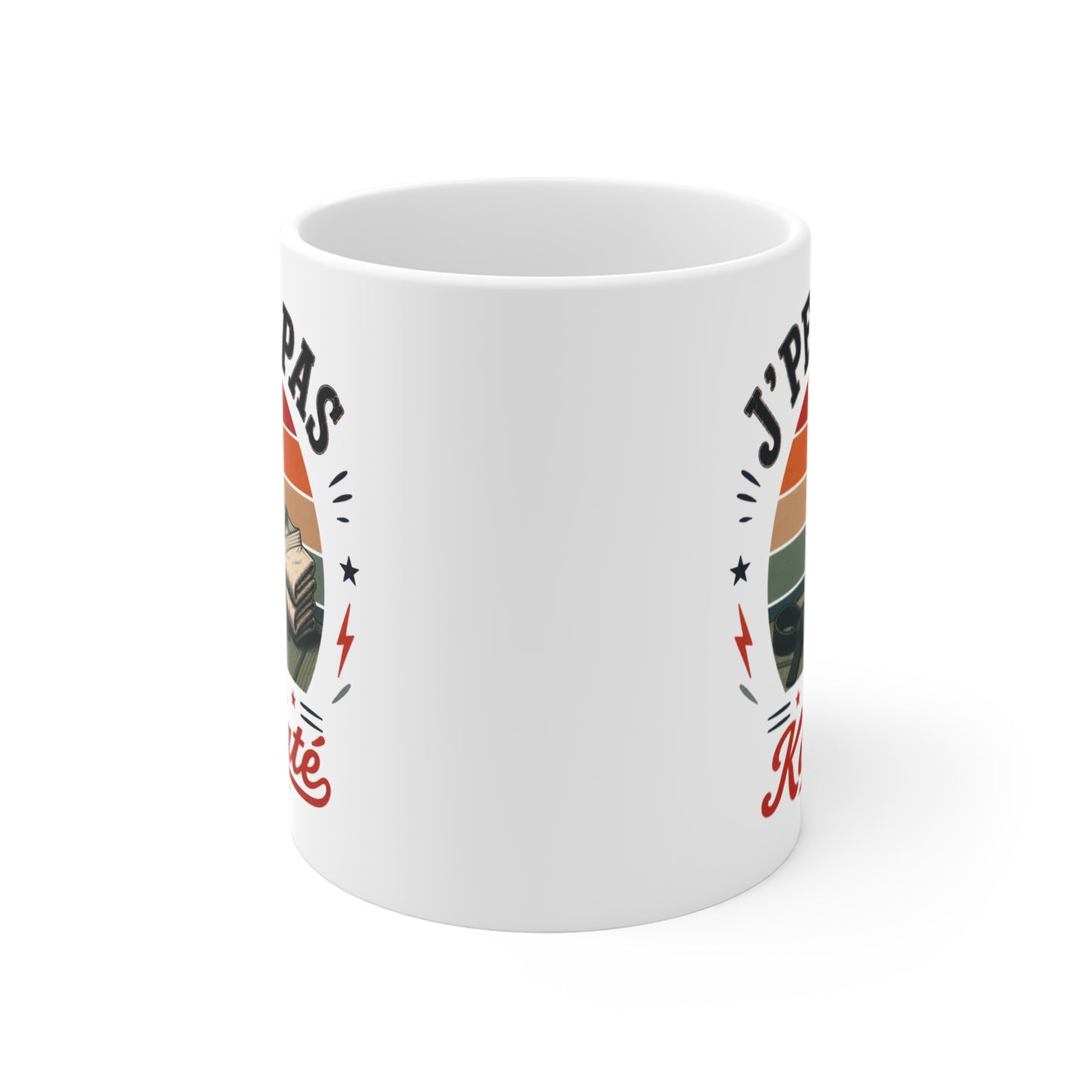 Tasse J’Peux Pas J’Ai Karaté – Mug Humour Karatéka Vintage – Cadeau Arts Martiaux Homme Femme 325ml