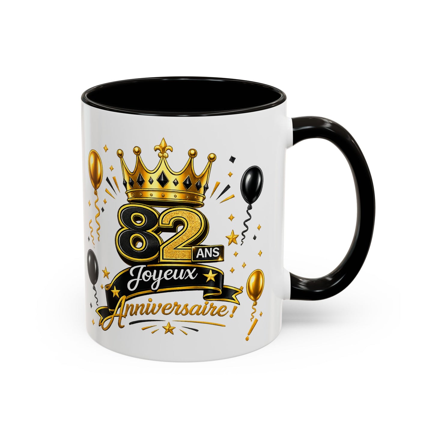 Mug Joyeux 82 Ans – Tasse Anniversaire 82 Ans – Cadeau Original pour Femme Homme – Idée Cadeau 82e Anniversaire