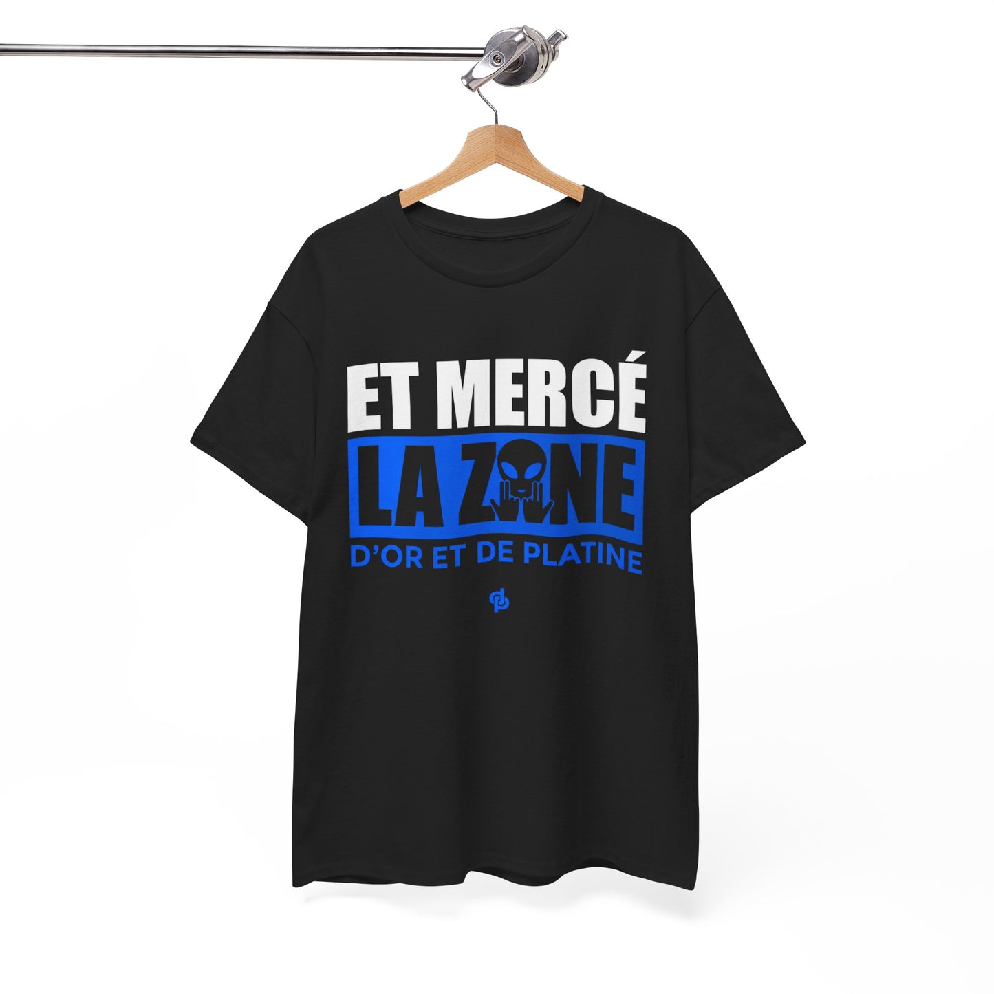 T-Shirt Merci La Zone Humour Rap Français Homme – Design Urbain Style Marseille – Tee Shirt Streetwear Fan Musique Urbaine Team JuL