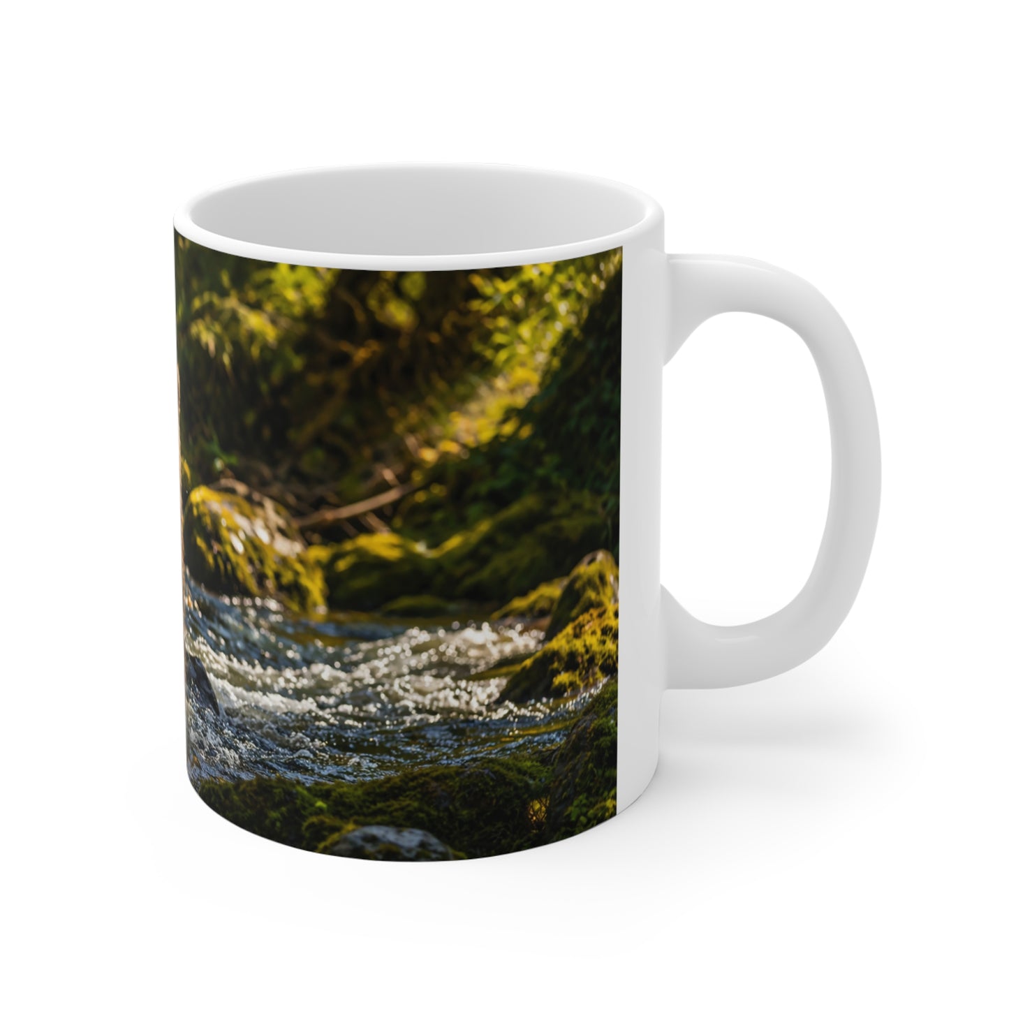 Tasse Ours Pêcheur – Mug Nature Sauvage – Cadeau Animaux Forêt Homme Femme Enfant 325ml