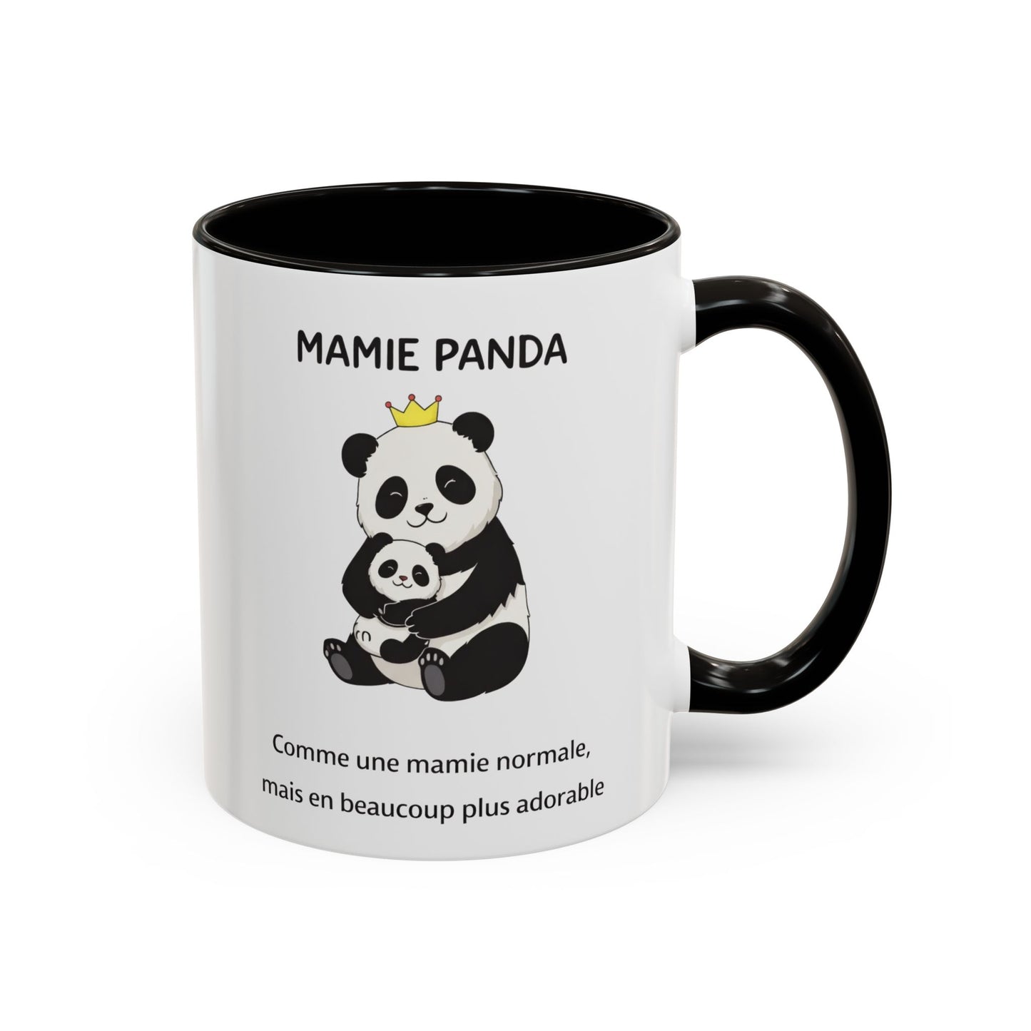 Tasse Mamie Panda 325ml – Mug Céramique Cadeau Grand-Mère Animal Mignon Famille Idée Originale