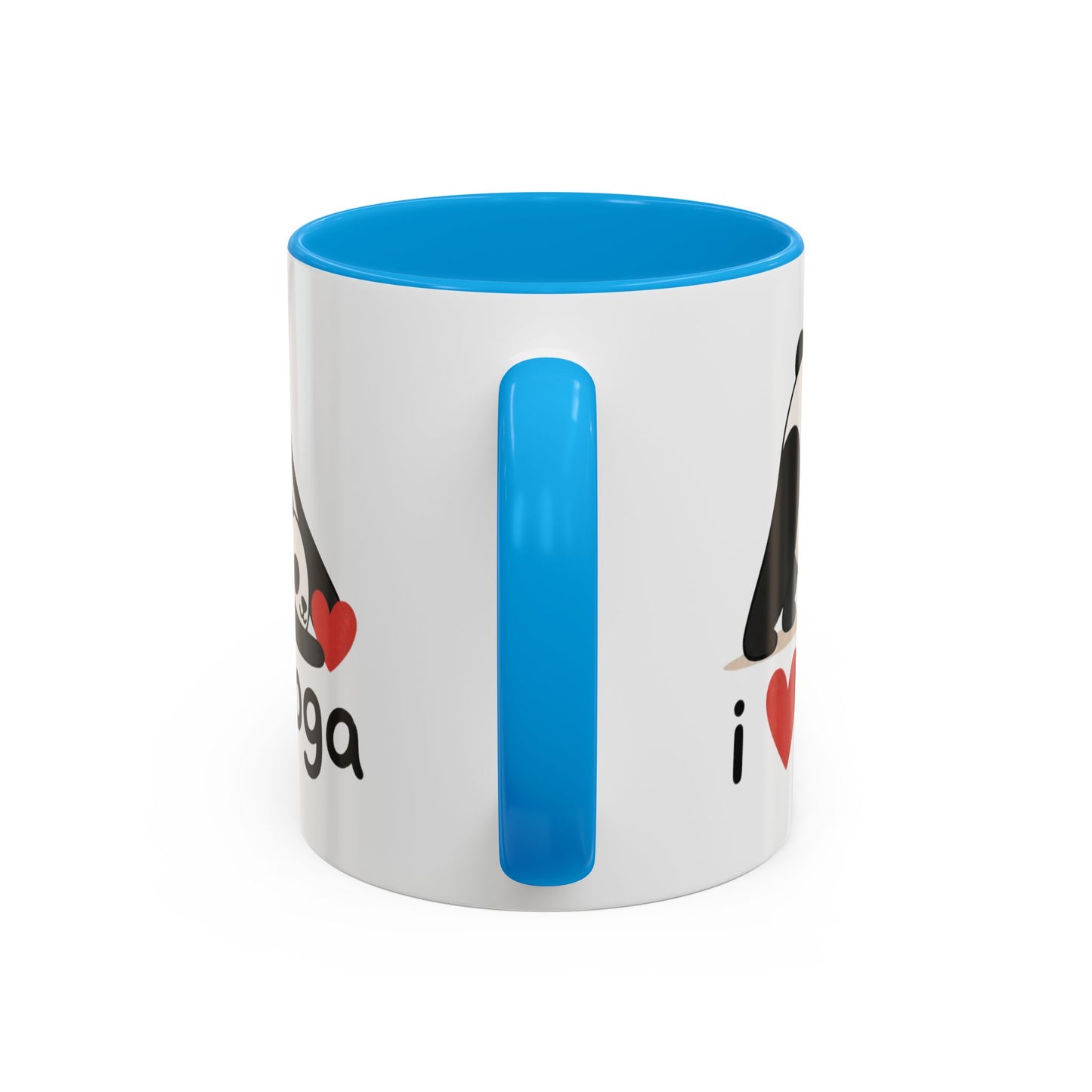 Mug Yoga Panda – I Love Yoga – Tasse Humoristique Zen Kawaii – Cadeau Original Méditation Relaxation Bien Être Céramique 325ml