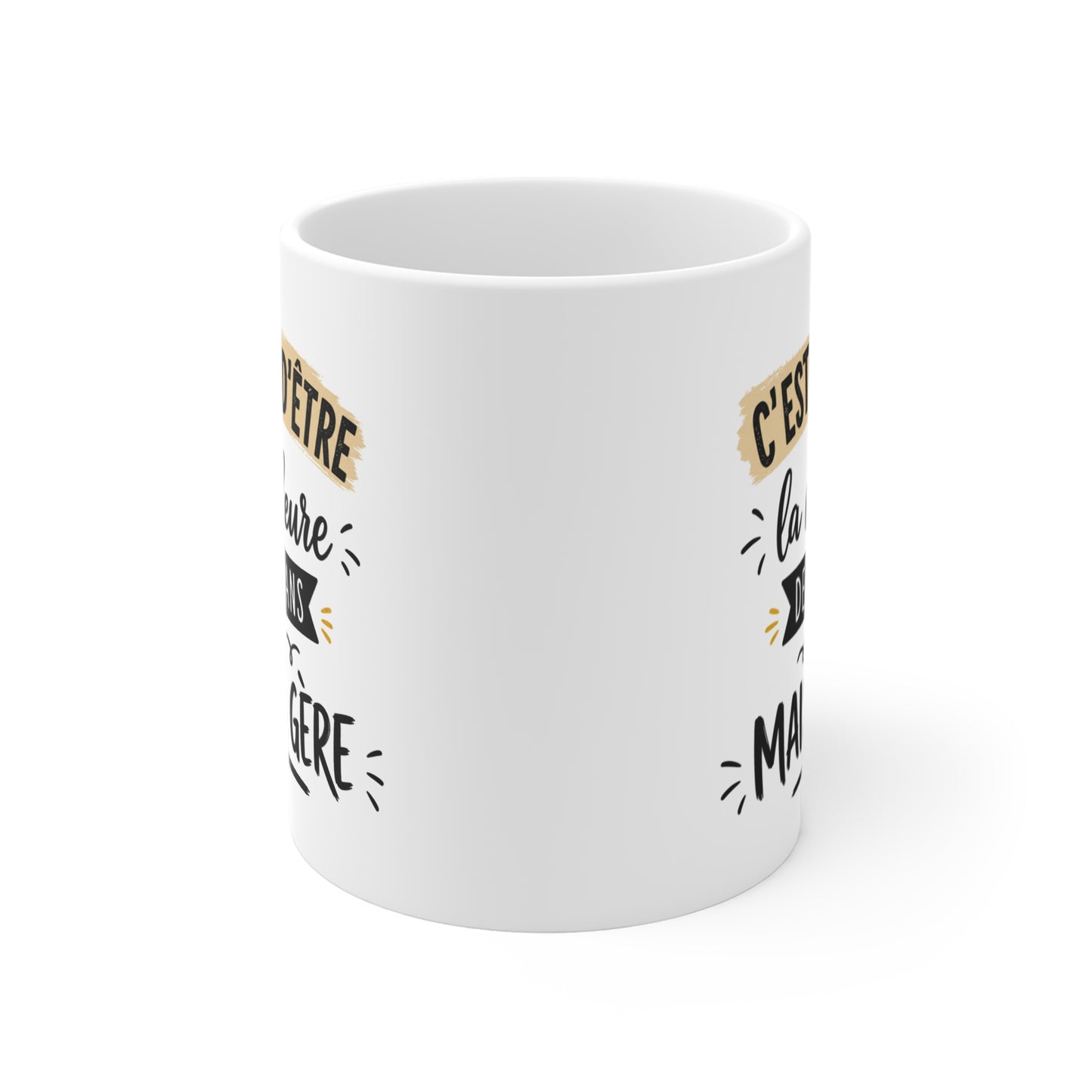 Tasse C’est Dur D’Être La Meilleure Des Mamans Mais Je Gère – Mug Humour Maman – Cadeau Femme 325ml