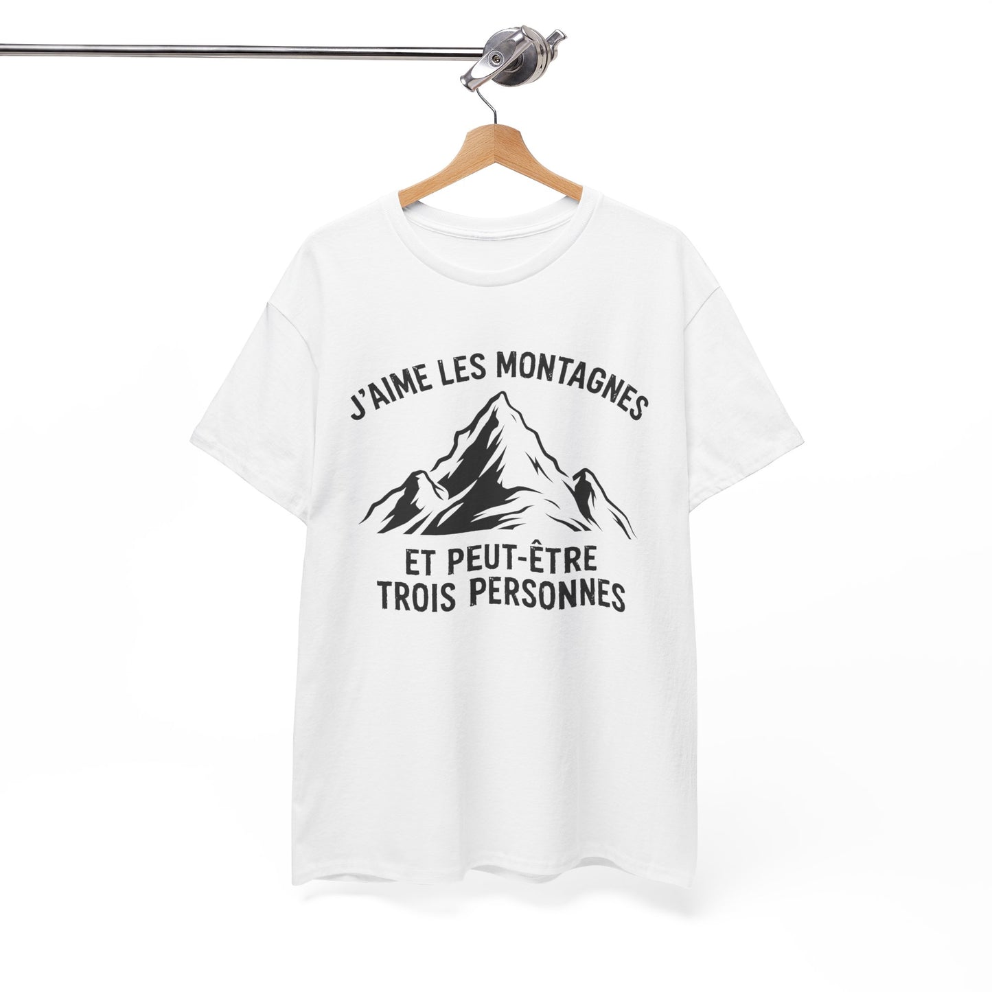 T-Shirt Montagne Homme et Femme – Cadeau Randonnée Alpinisme Nature – Humour Randonneur Amoureux des Montagnes – Idée Cadeau Outdoor