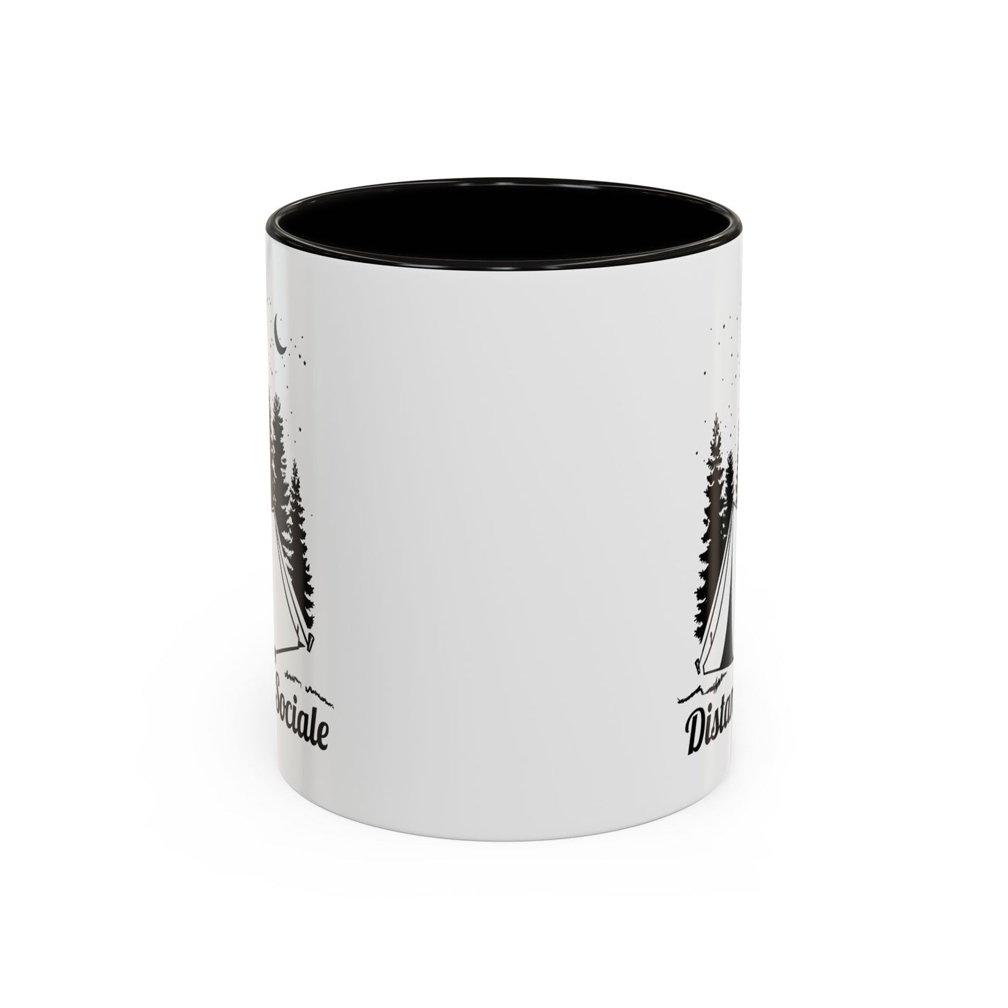 Mug Camping Homme et Femme – Tasse Humour Campeur Nature Forêt – Idée Cadeau Randonnée Bivouac Tente Plein Air Aventurier – 325 ml Noir Bleu Rouge