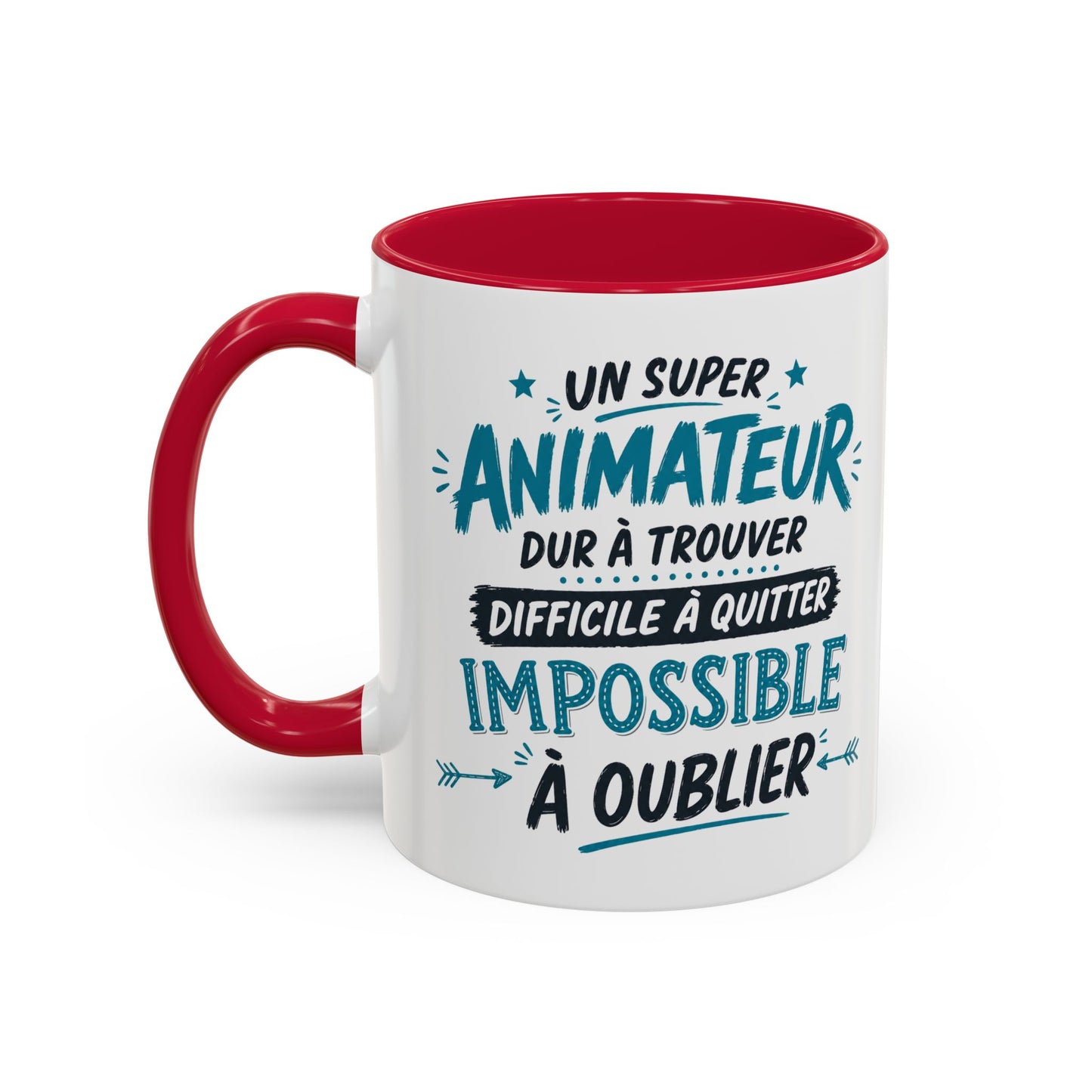 Mug Animateur Homme – Tasse Humour Un Super Animateur Impossible à Oublier – Cadeau Original Animateur Anniversaire Noël 325ml