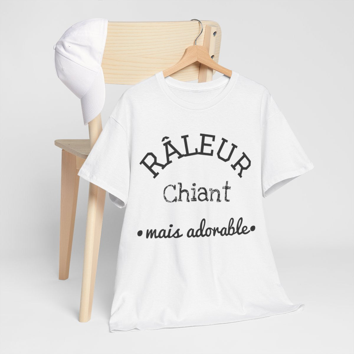 Tee shirt Râleur chiant mais adorable idée cadeau humour drôle pour homme