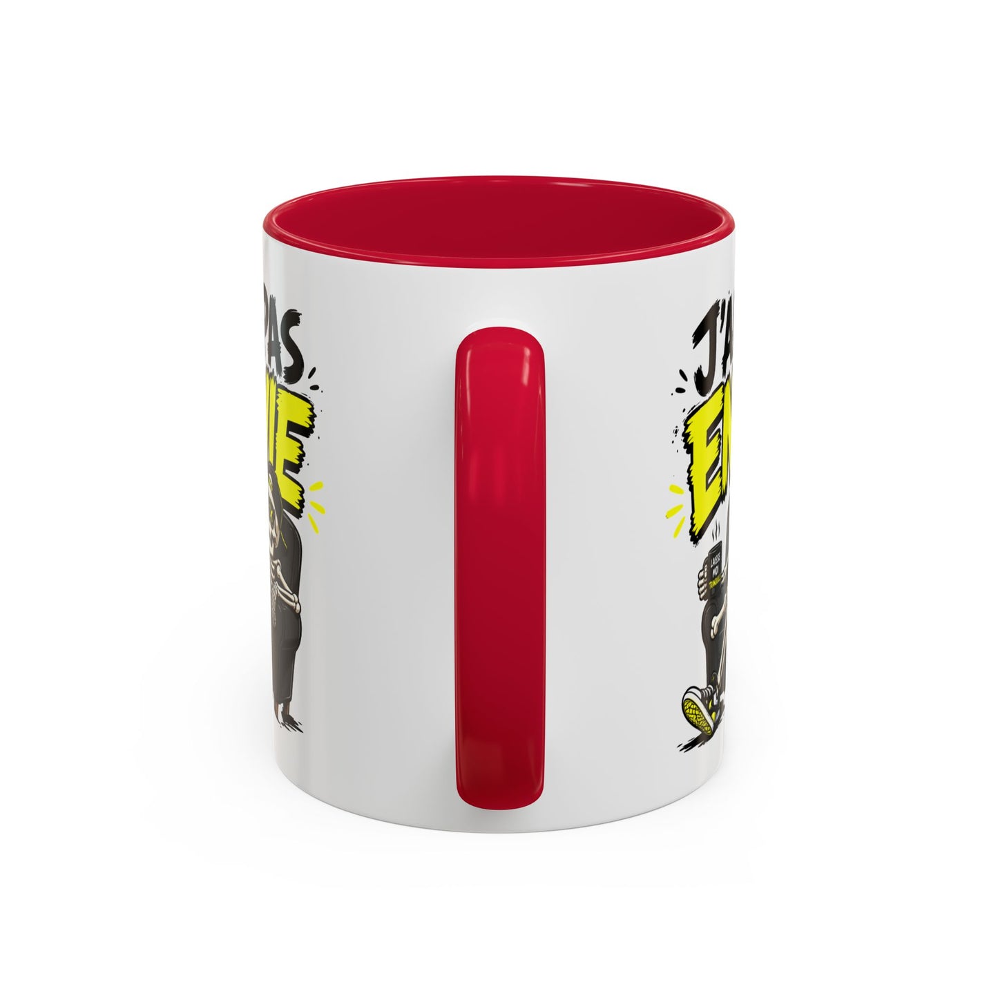 Mug Drôle J’ai Pas Envie – Tasse Humoristique avec Squelette Détendu – Cadeau Humour Bureau Café 325ml